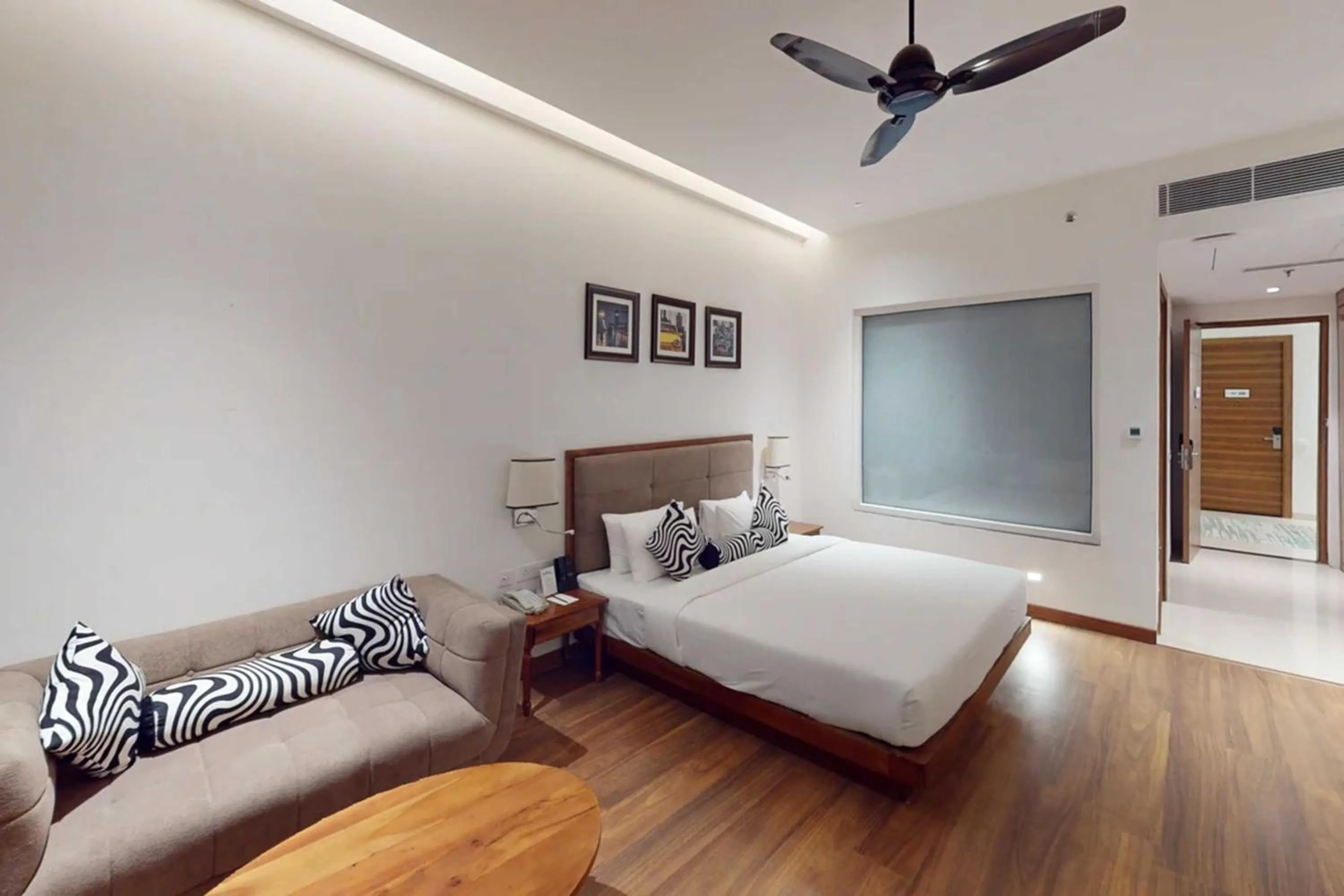 Bedroom, Bed in Sunday Resort & Spa by CheckIn Manesar Gurugram