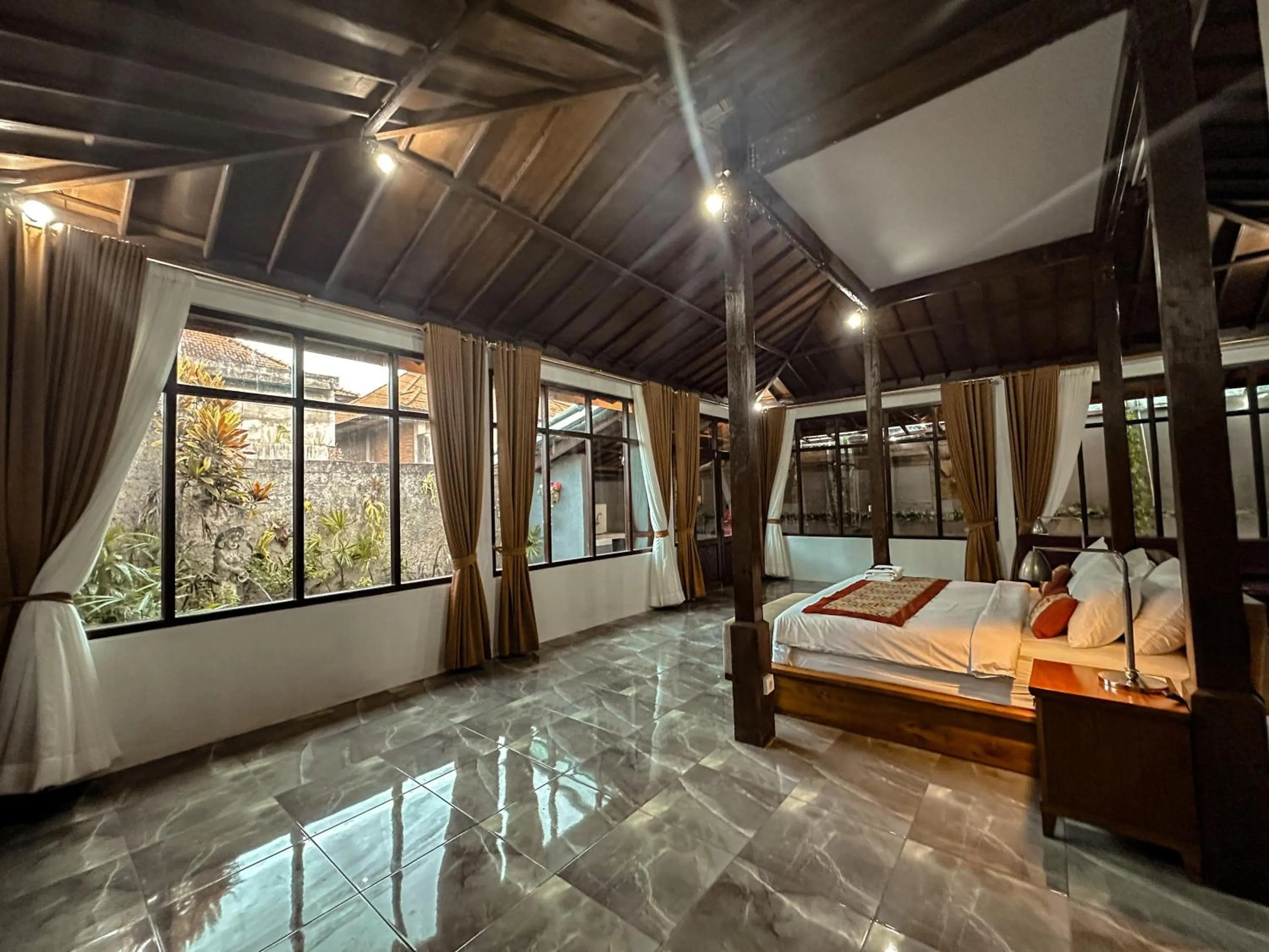 Bed in Kampoeng Joglo Abangan Ubud