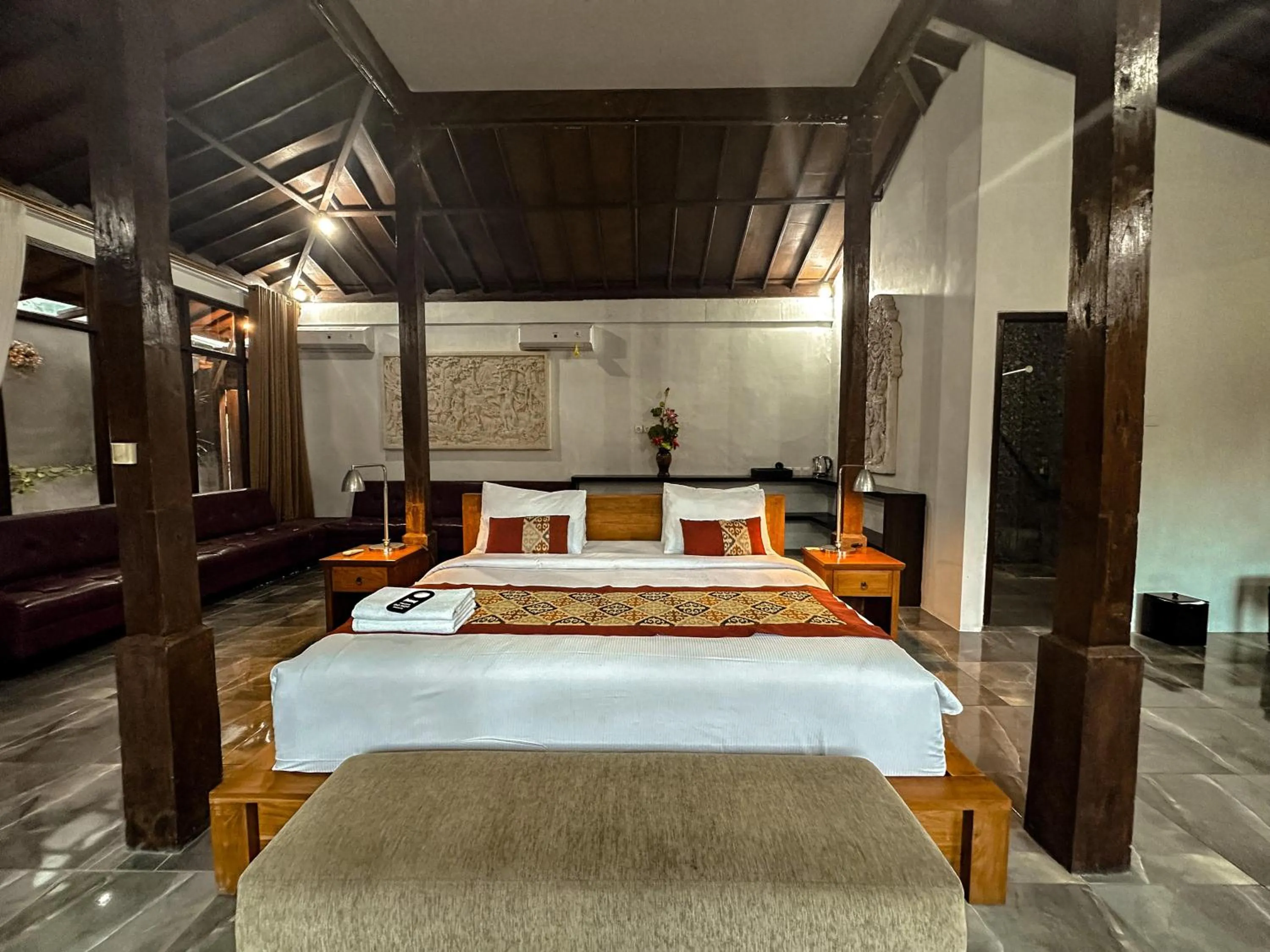 Bed in Kampoeng Joglo Abangan Ubud