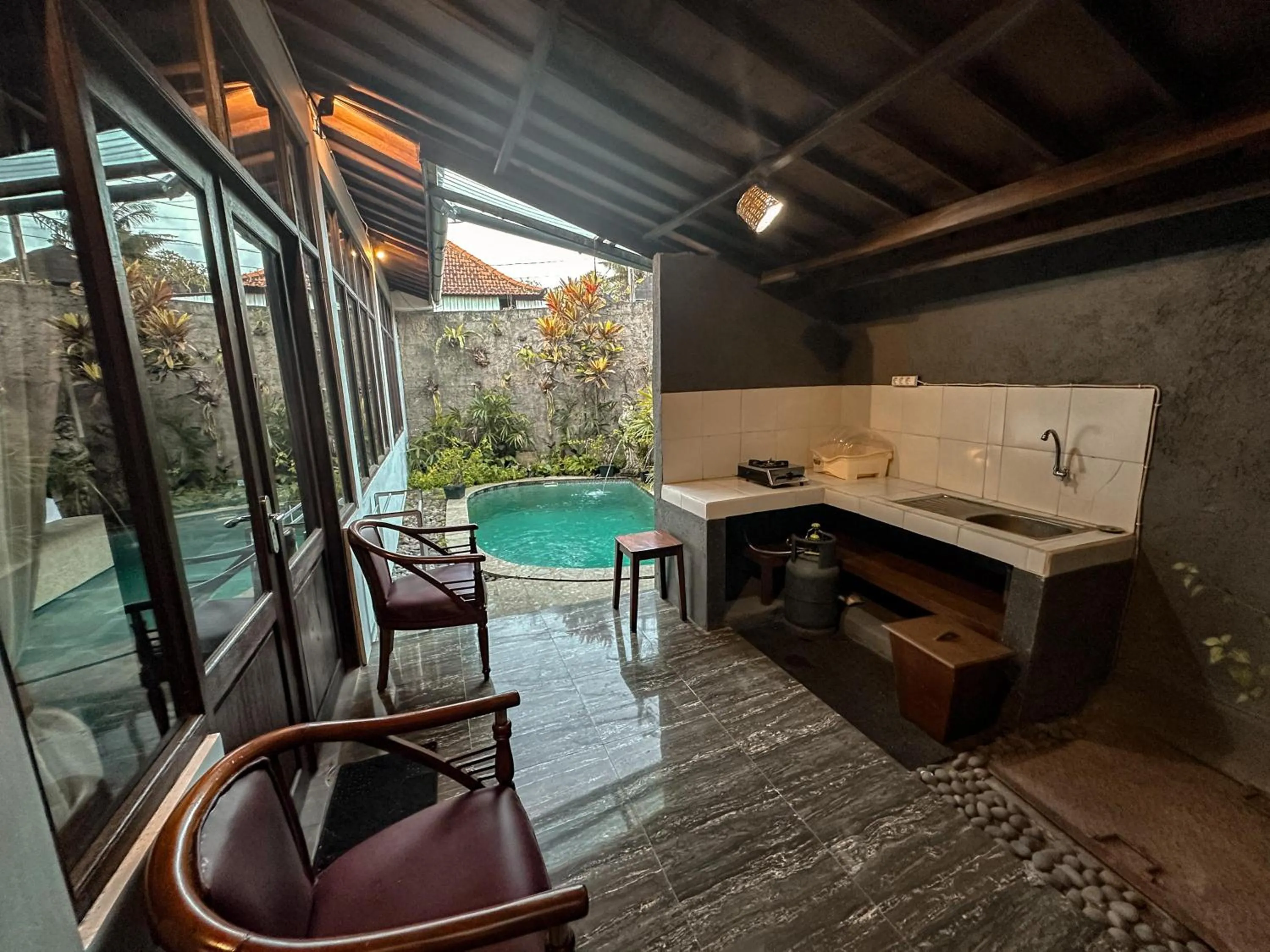 Dining area in Kampoeng Joglo Abangan Ubud