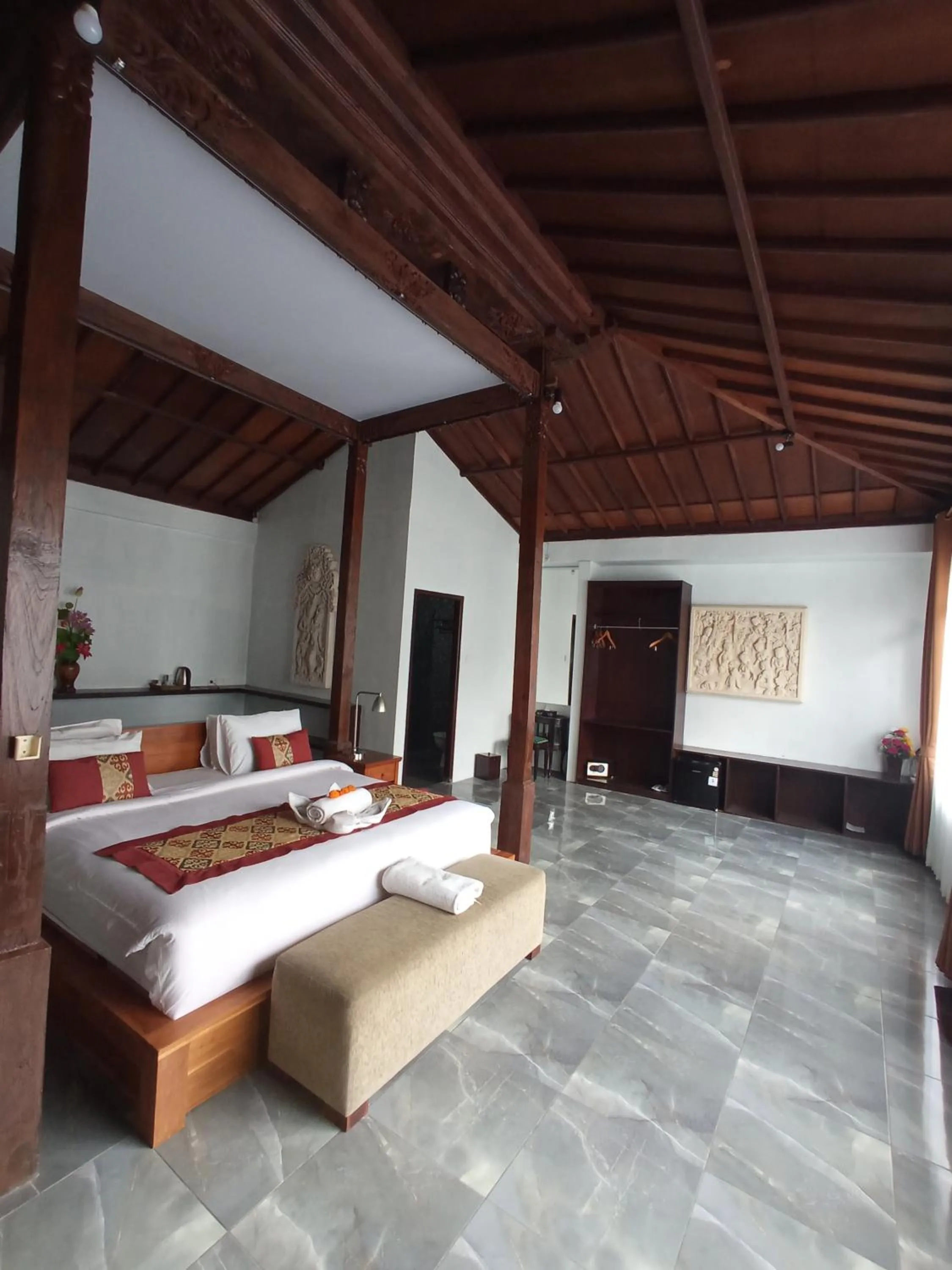Bed in Kampoeng Joglo Abangan Ubud