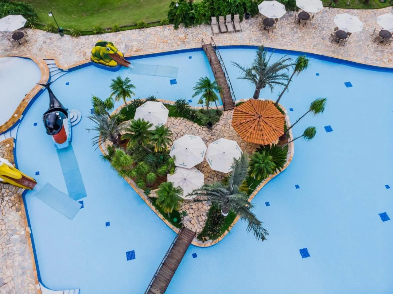Bird's eye view in Obbá Coema Village Hotel