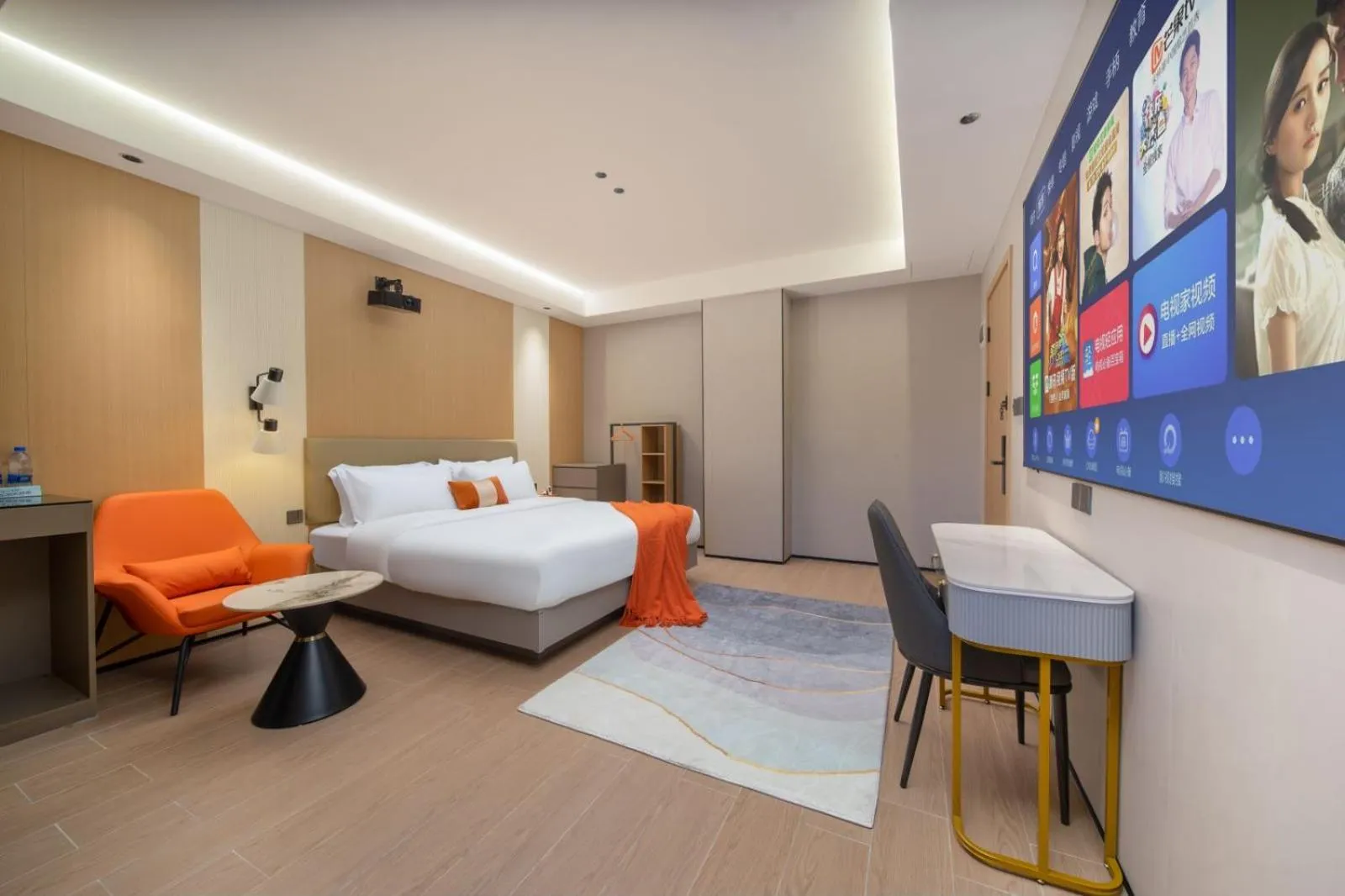 Property building, Bed in Guangzhou Yashe International Apartment