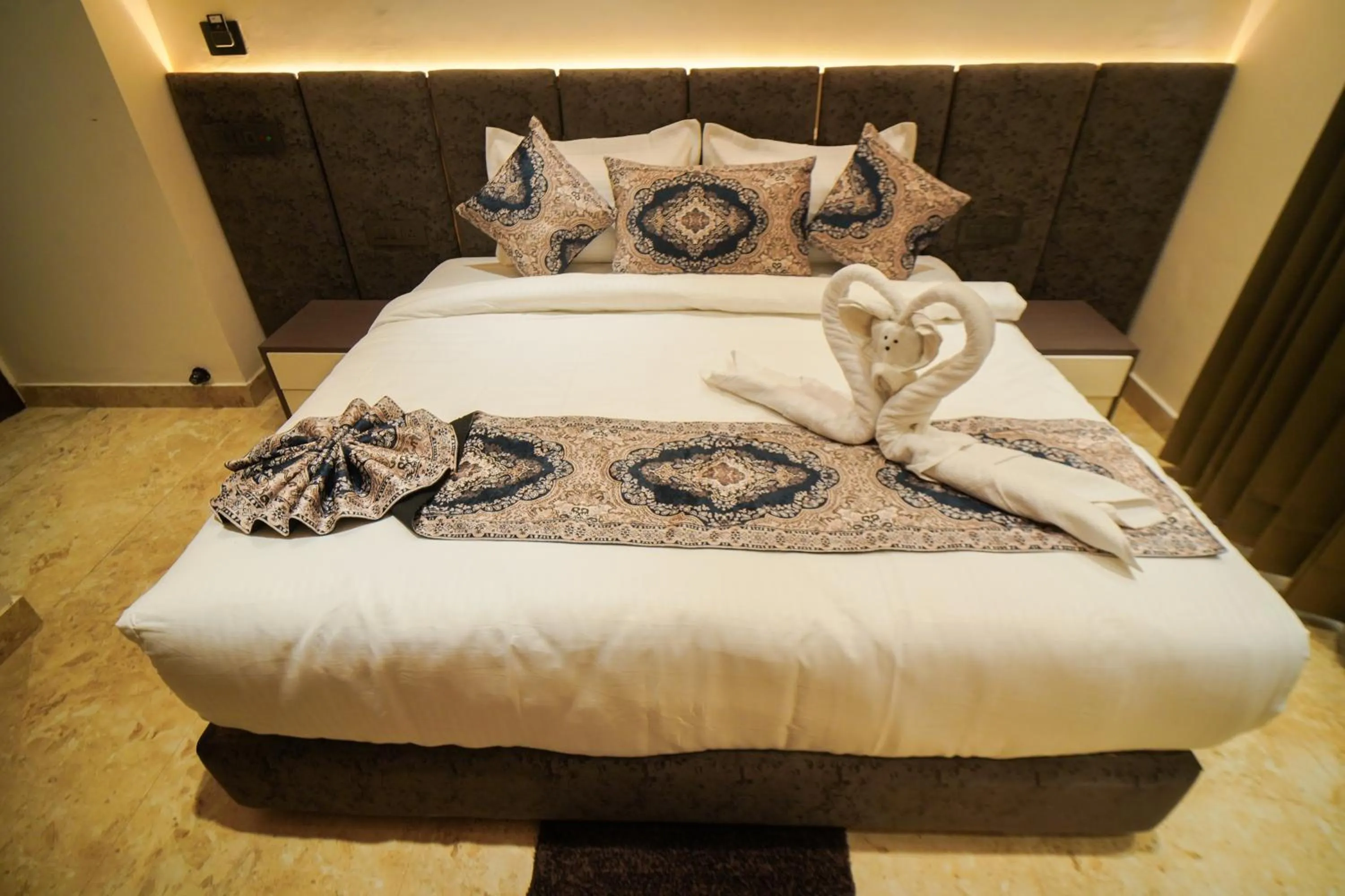 Bed in Hotel Ammison Inn & Suites