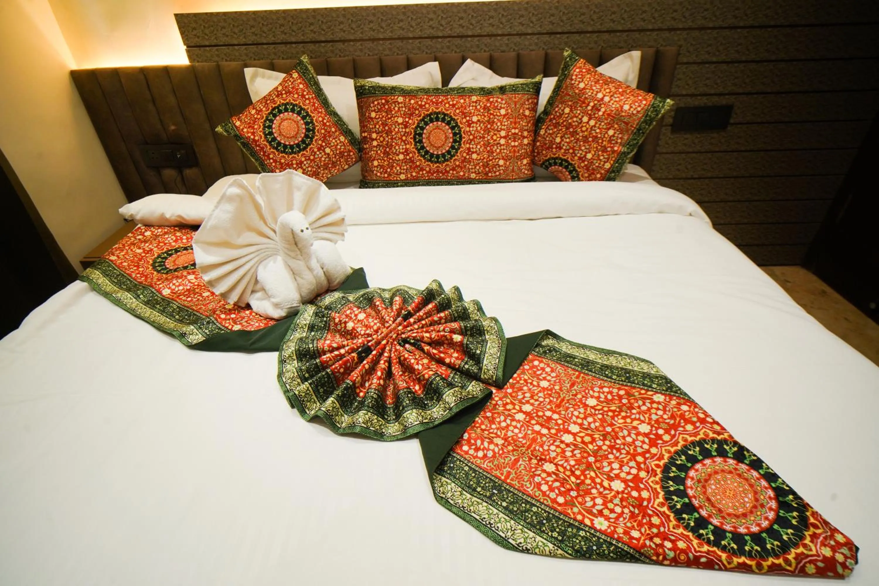 Bed in Hotel Ammison Inn & Suites