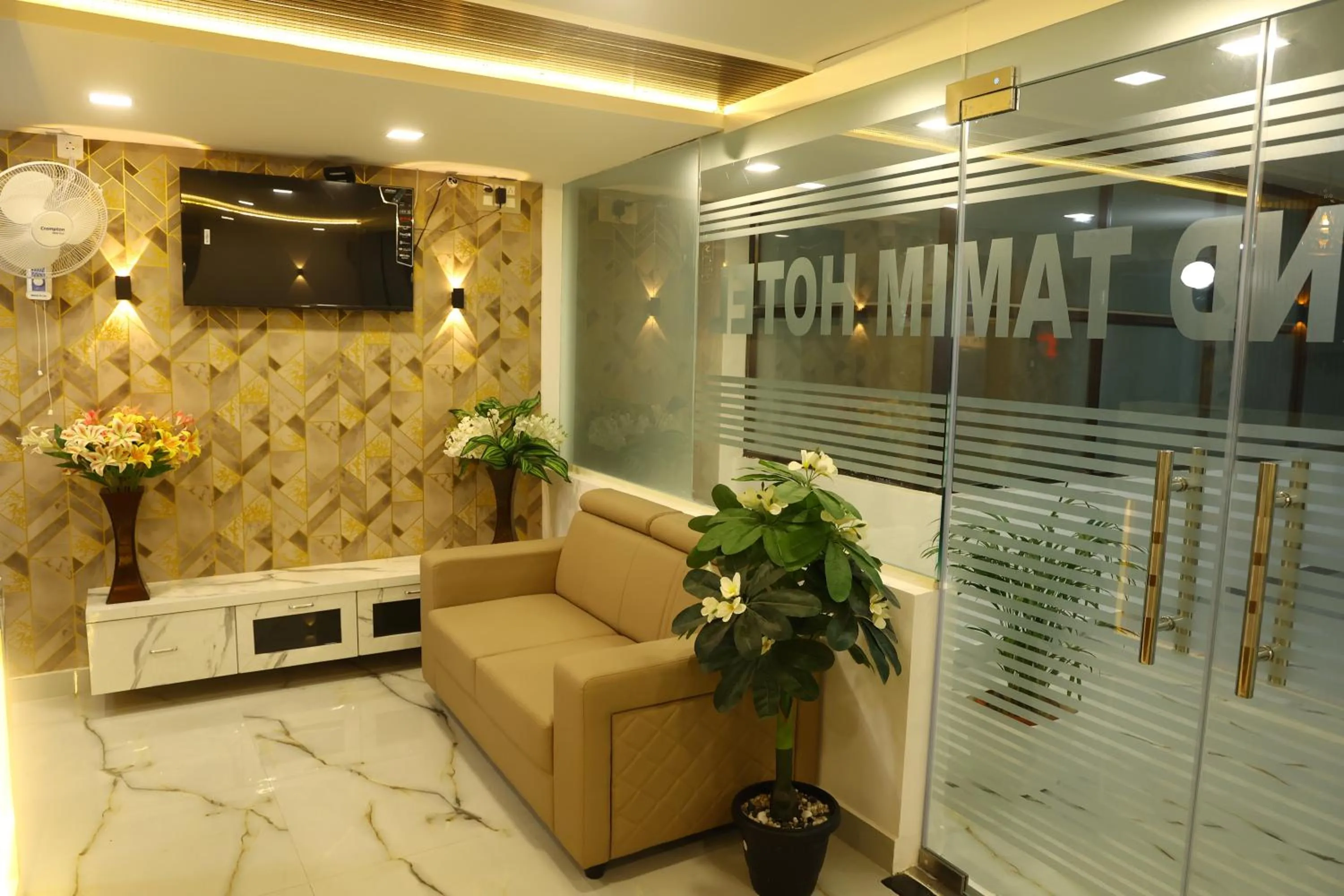 Seating area in Grand Tamim Hotel