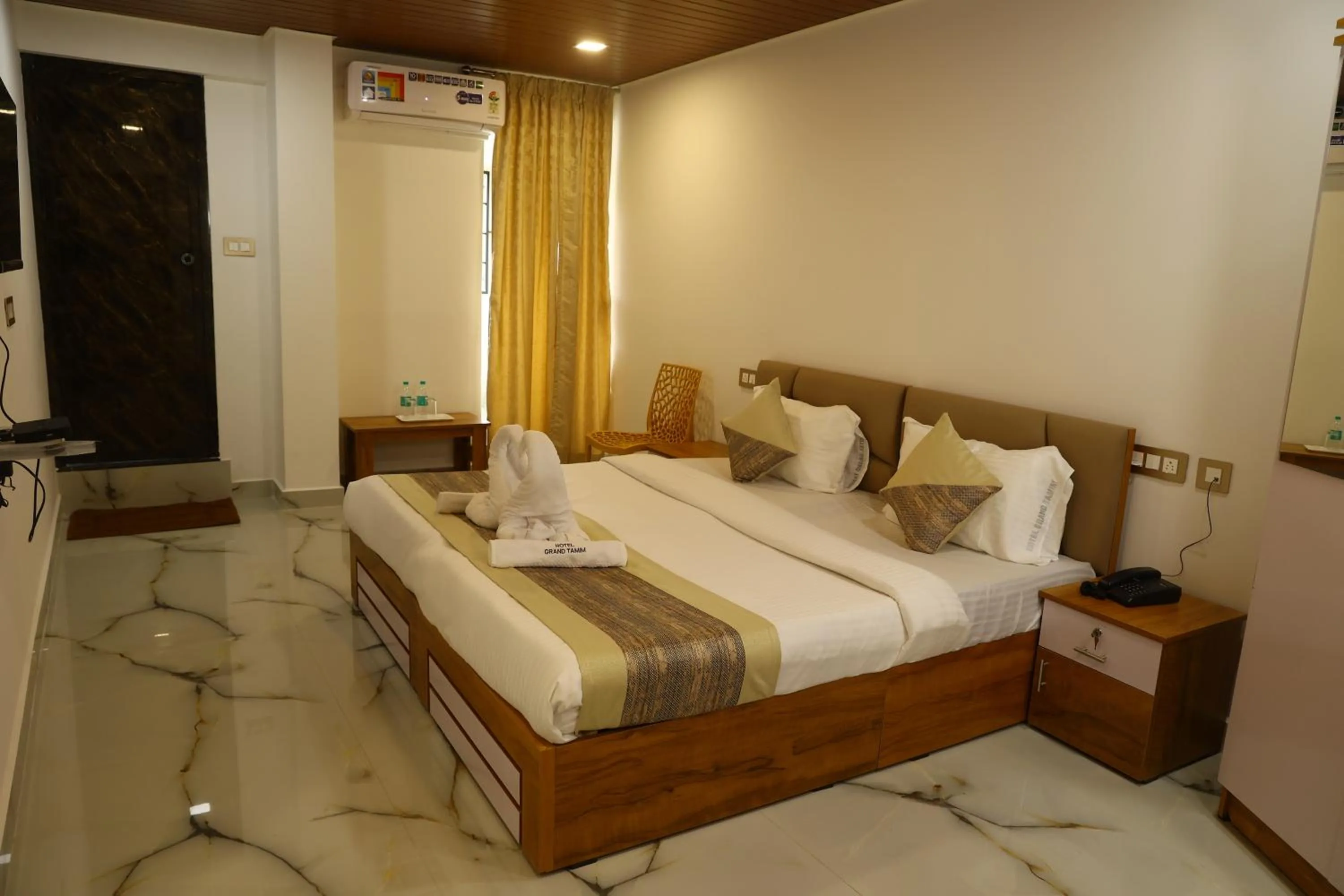 Bed in Grand Tamim Hotel