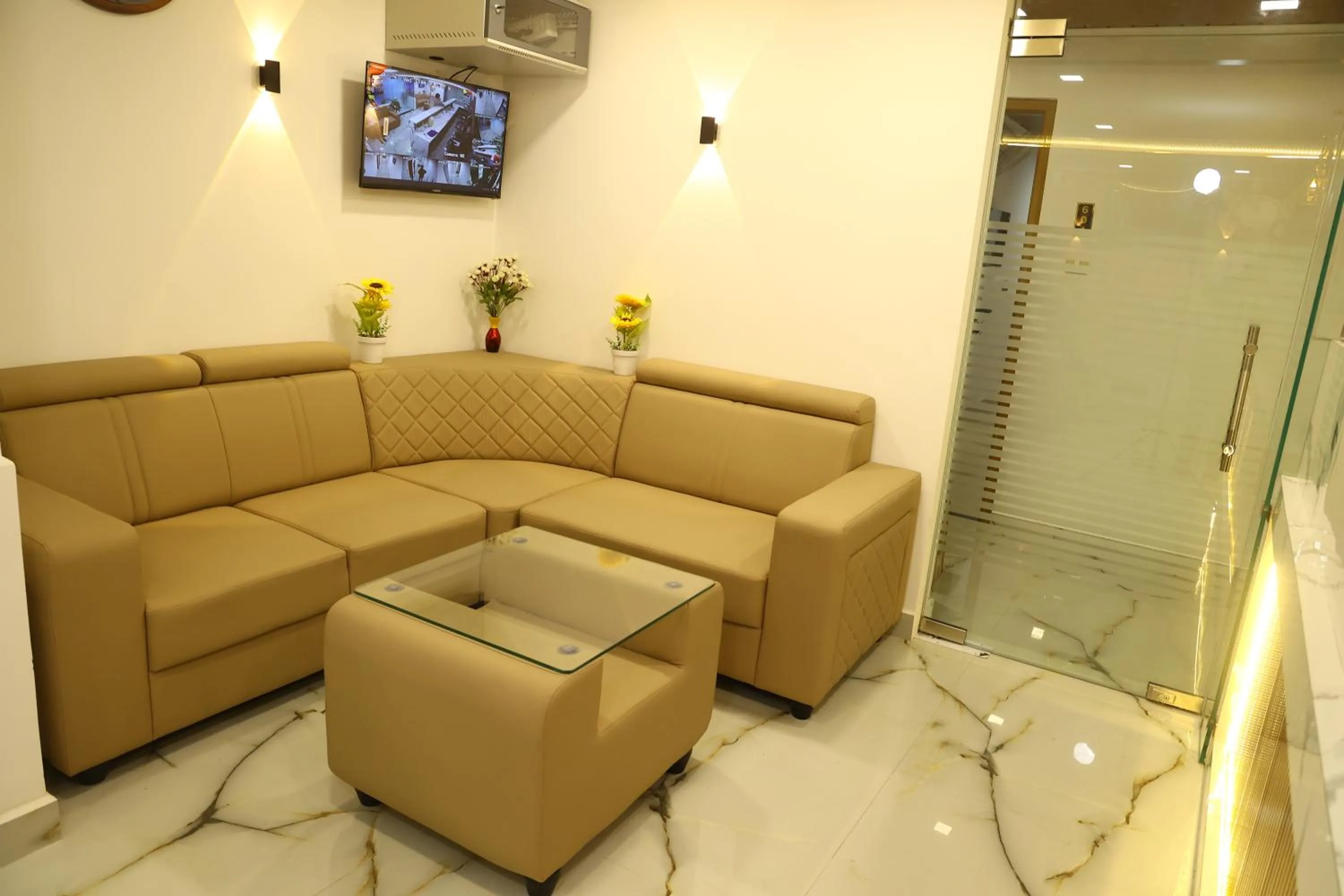 Seating area in Grand Tamim Hotel