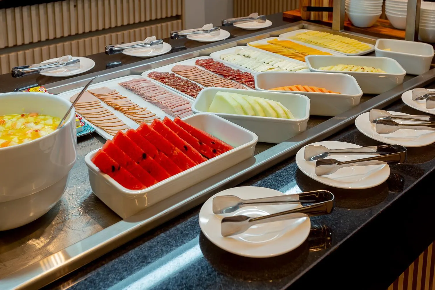 Buffet breakfast in Hotel Roochelle Convention By Nobile