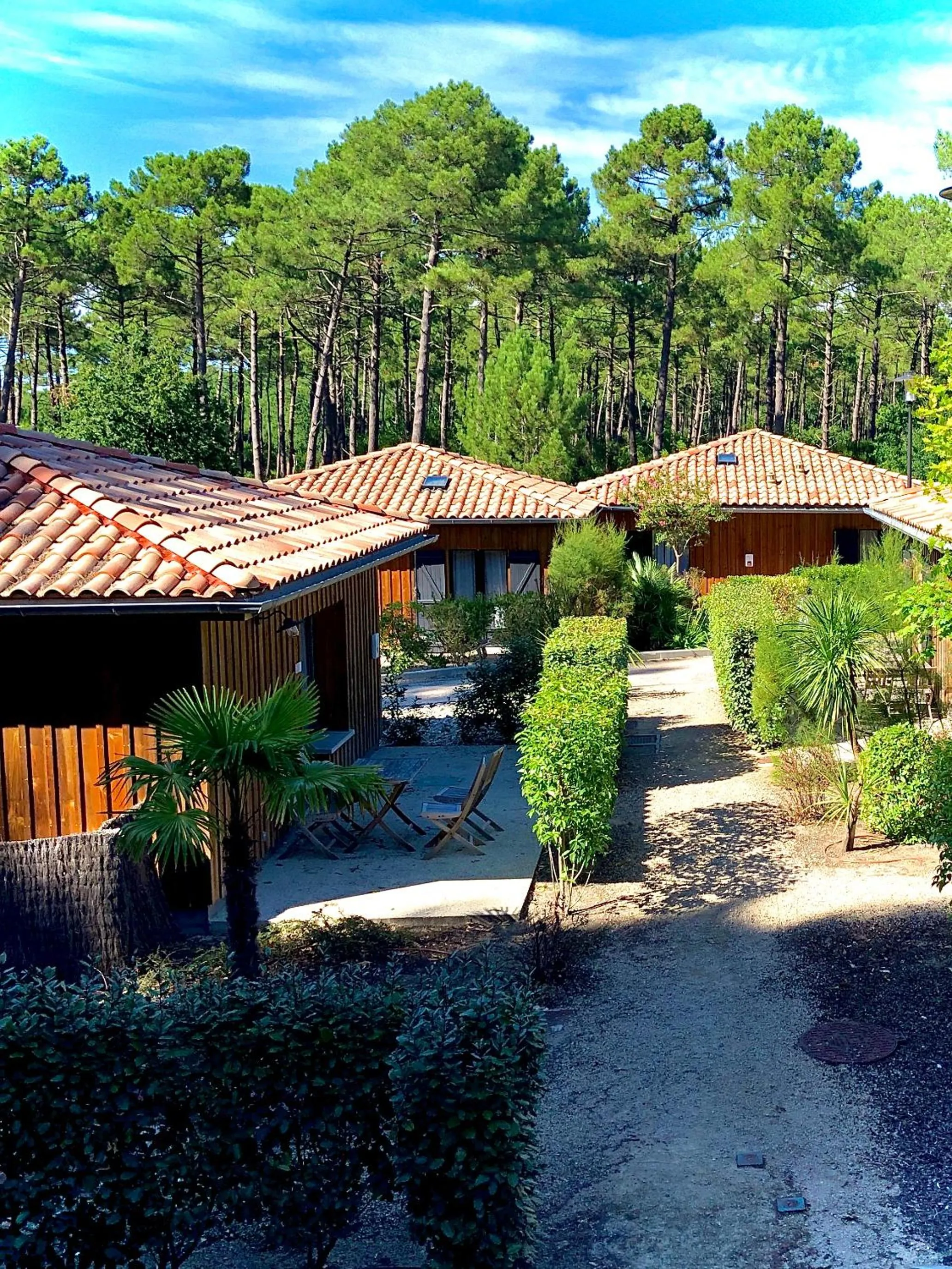 Garden in Domaine du Ferret Restaurant & Spa