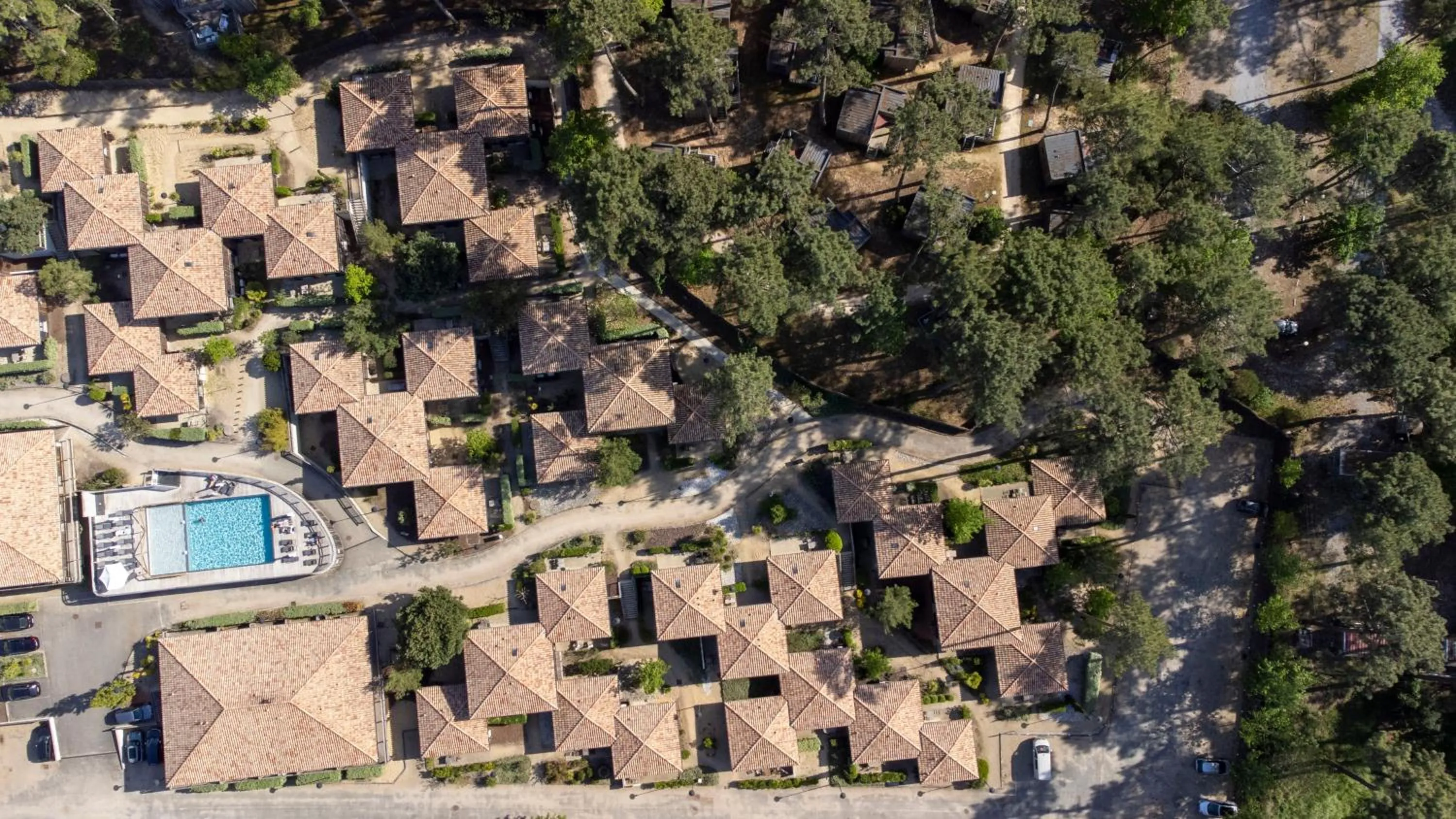 Bird's eye view in Domaine du Ferret Restaurant & Spa