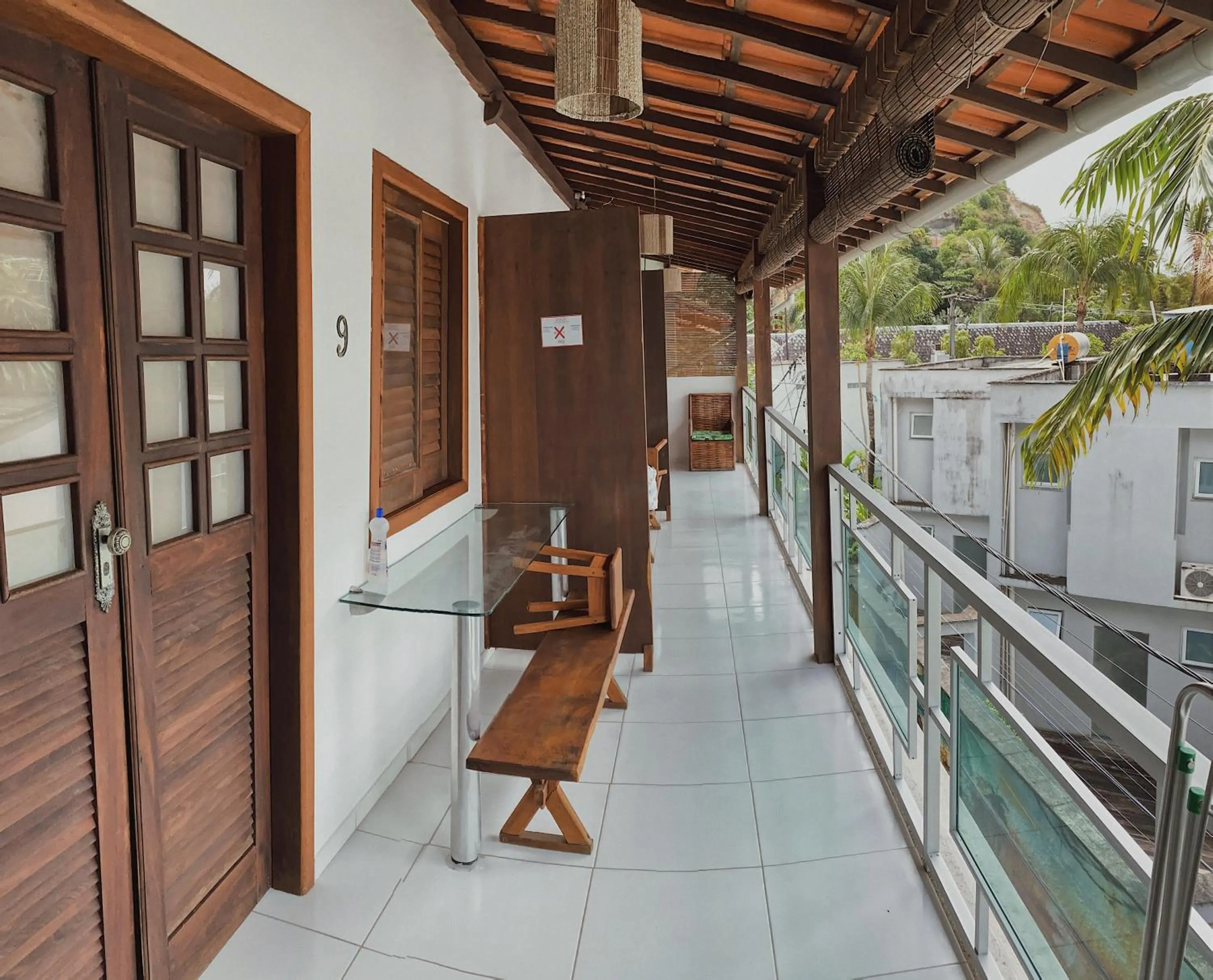 Balcony/Terrace in Pousada Brasil Caribe