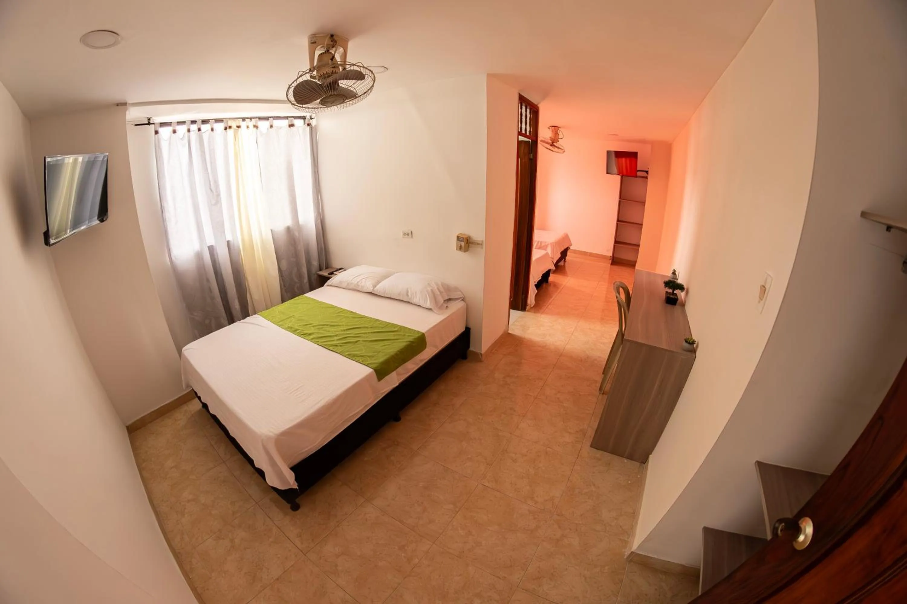 TV and multimedia, Bed in Hotel Santander Plaza