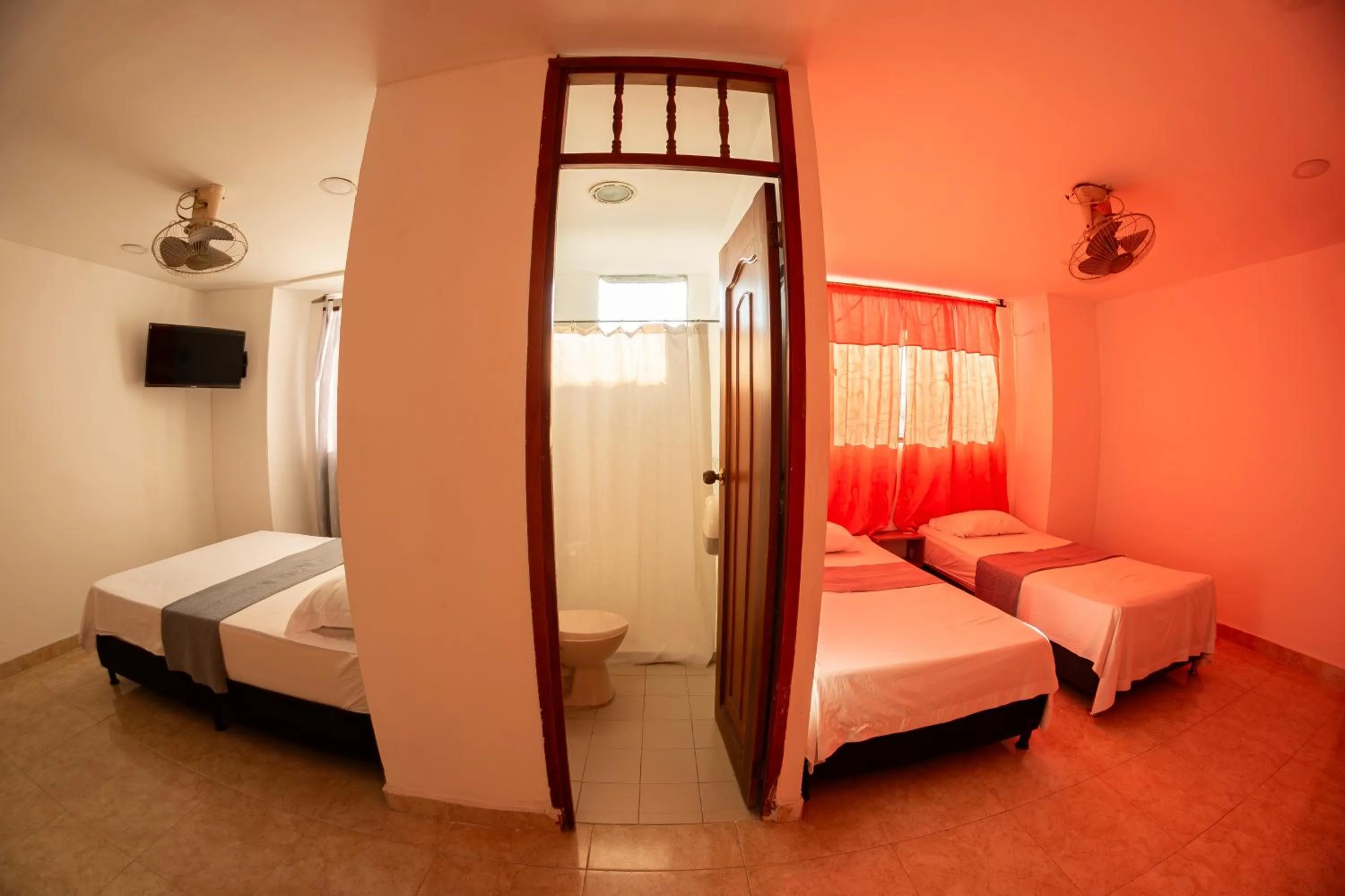 Bed in Hotel Santander Plaza