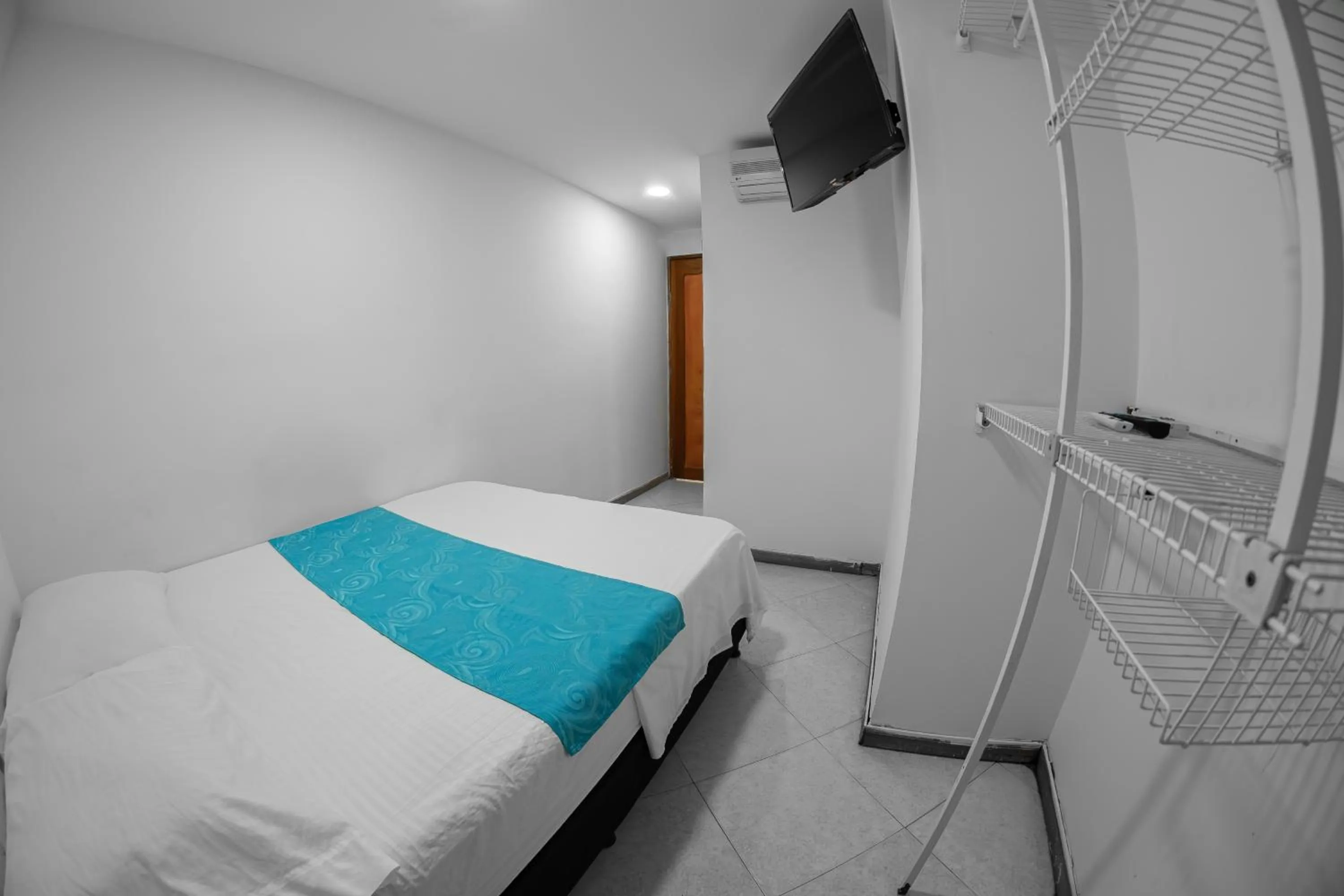 Bed in Hotel Santander Plaza