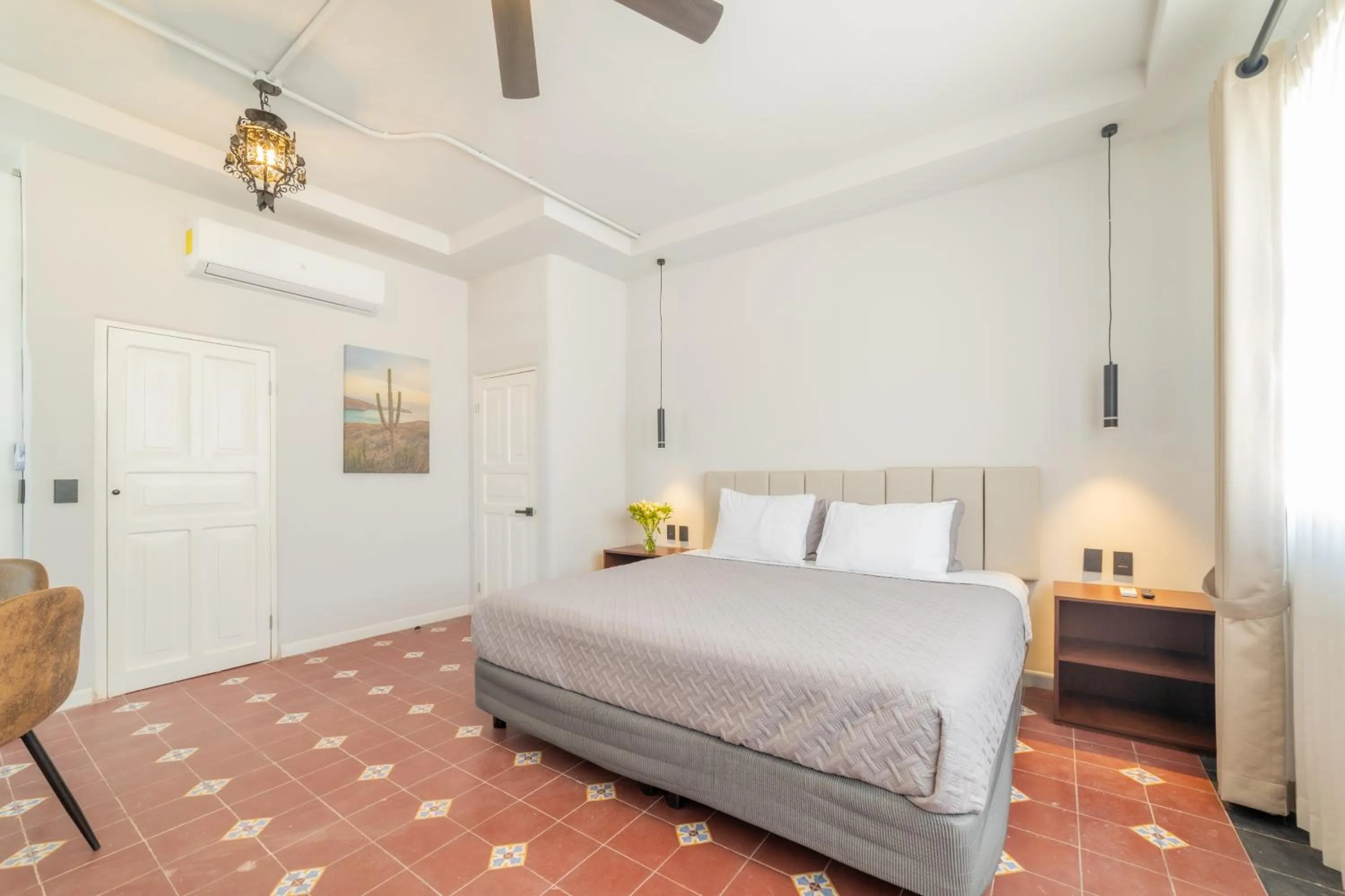 Decorative detail, Bed in Casa Velasco La Paz