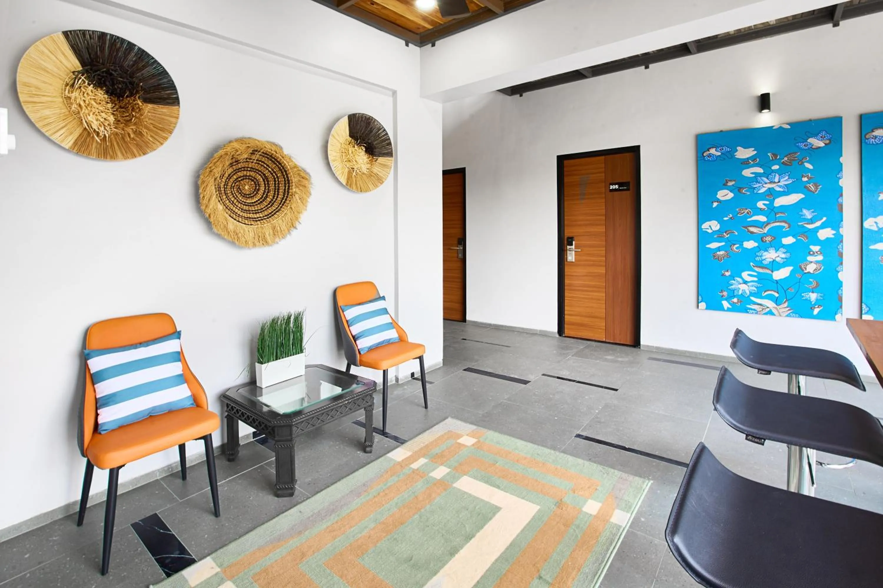 Seating area in BALE Puri