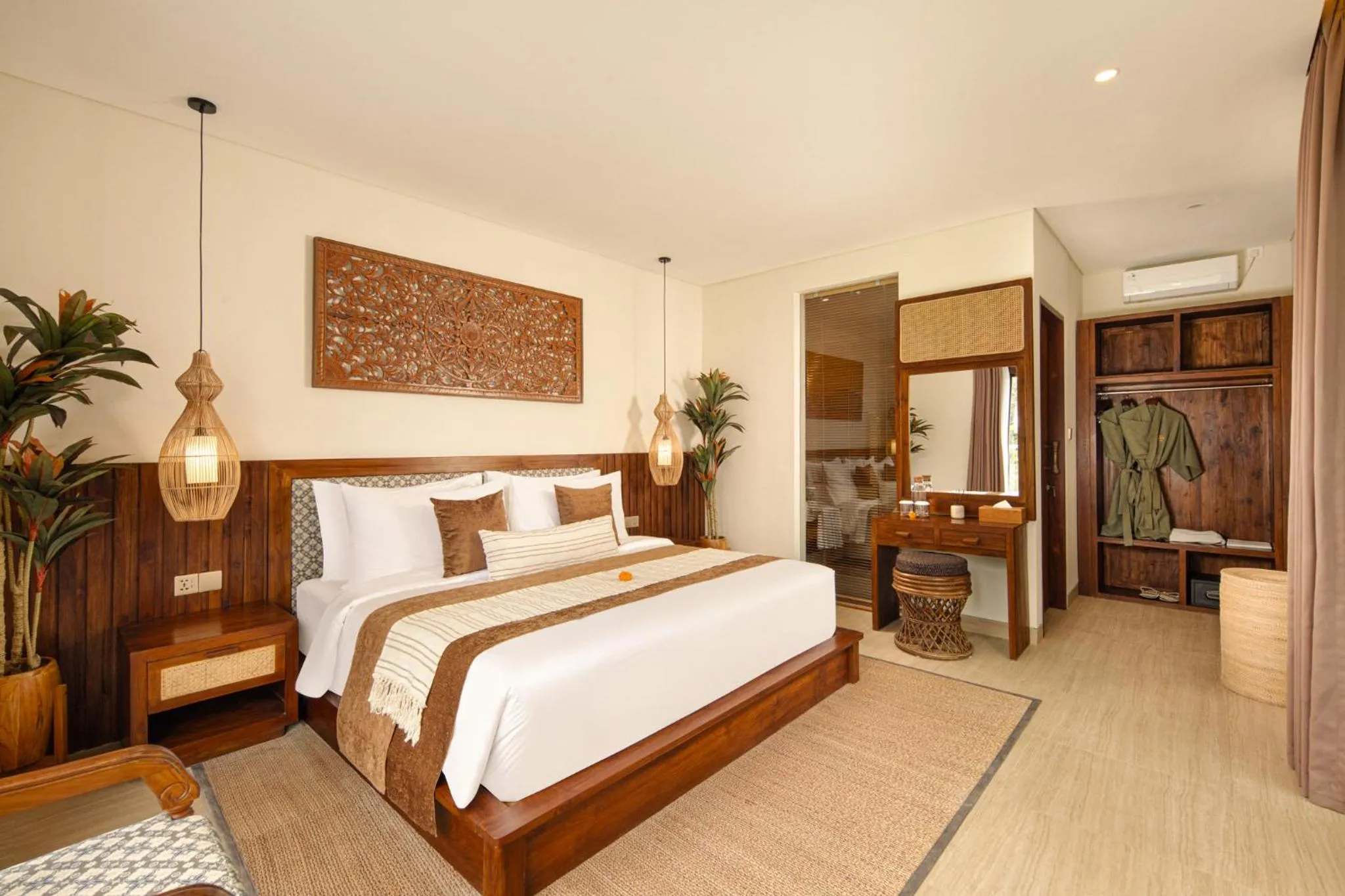 Bed in Khastana Hadi Tegallalang, Ubud