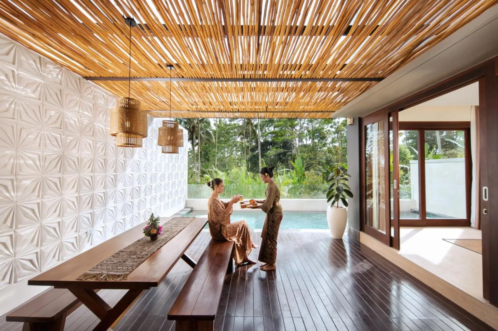 Swimming pool in Khastana Hadi Tegallalang, Ubud