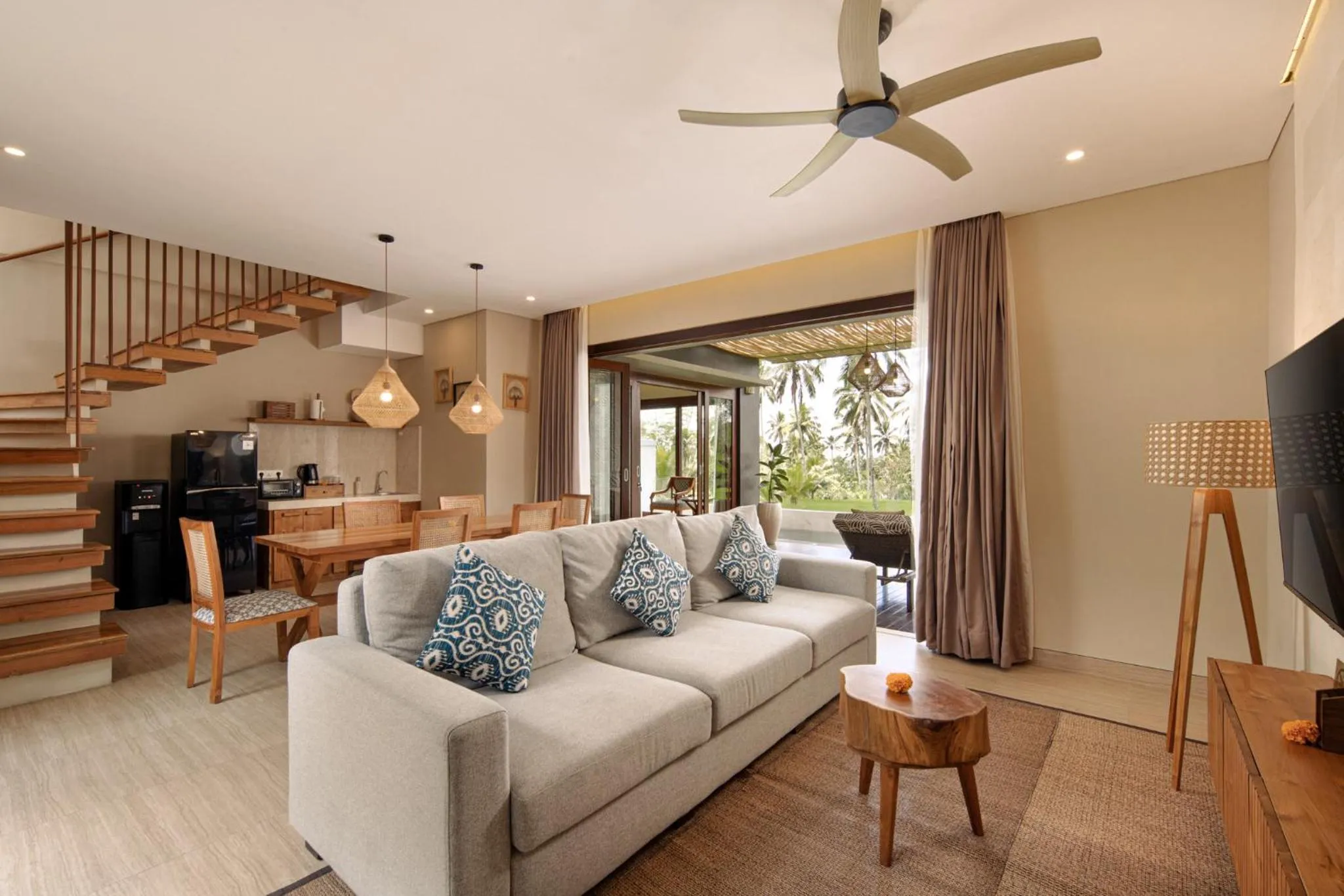 Living room in Khastana Hadi Tegallalang, Ubud