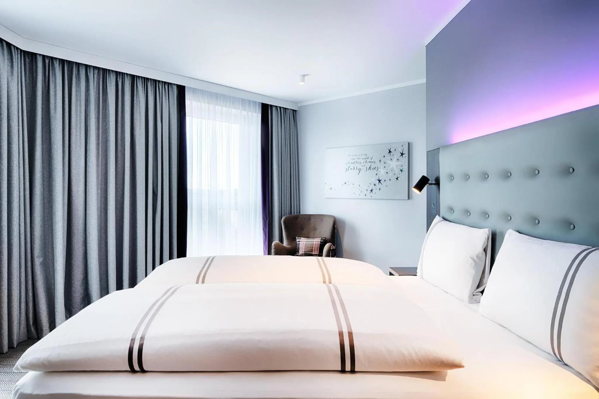 Bedroom, Bed in Premier Inn Lübeck City Centre