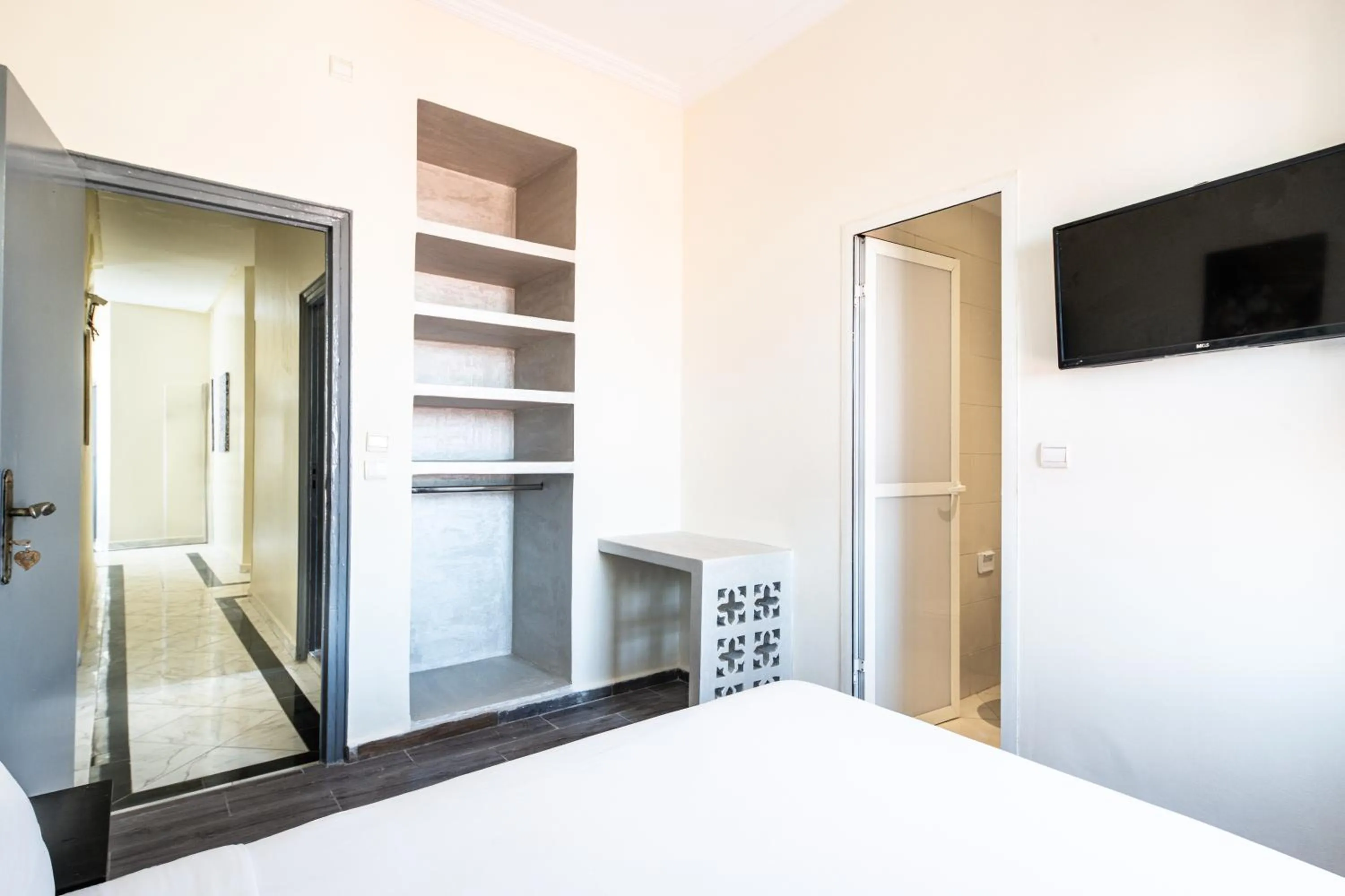 Bed in Hôtel Mauritania Center Tangier