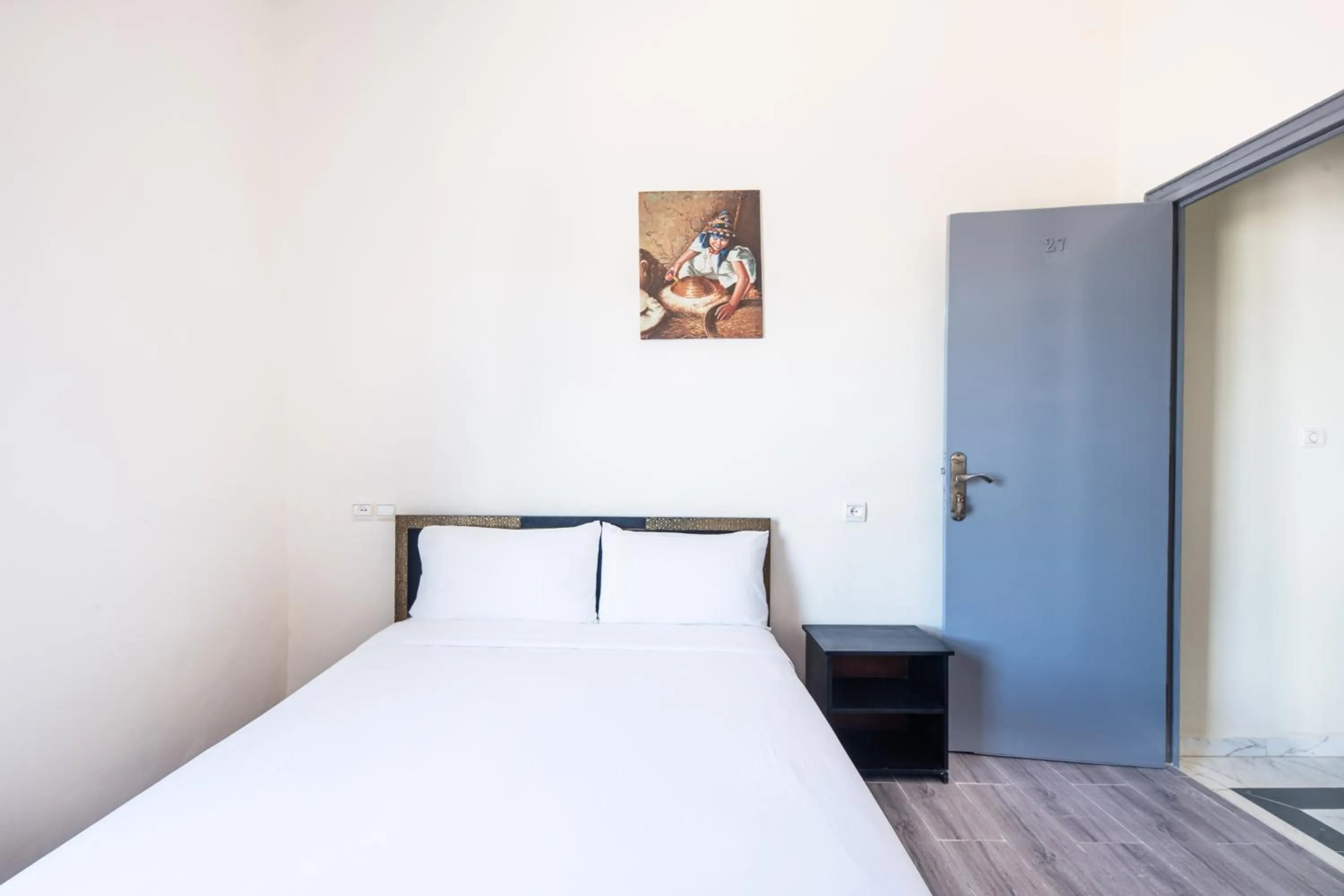 Bed in Hôtel Mauritania Center Tangier