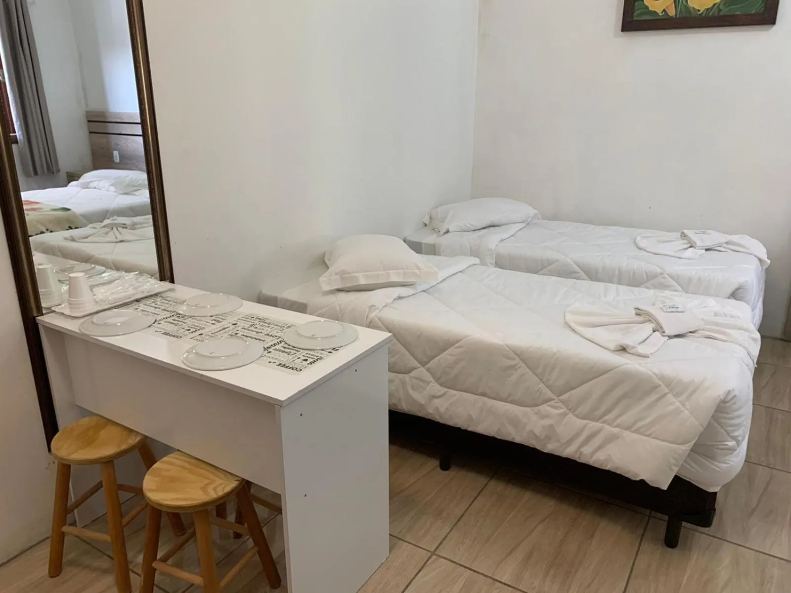 Bed in Pousada Schmitz