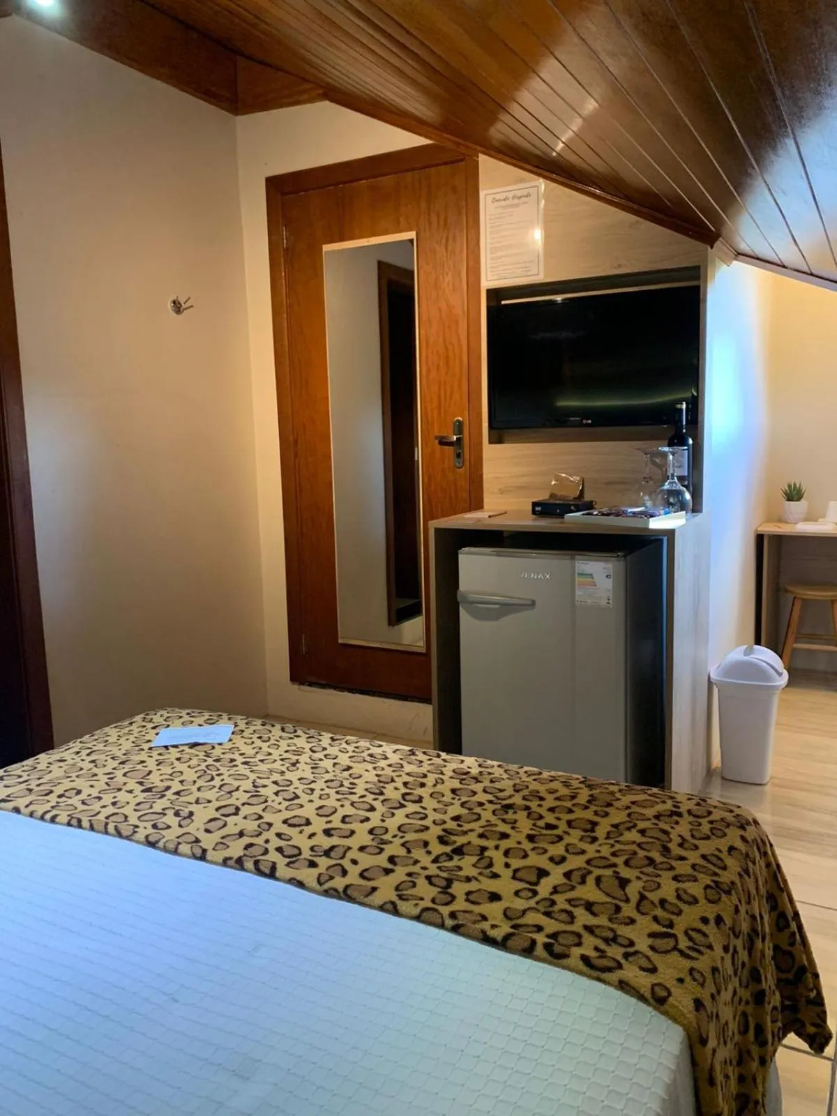 Bed in Pousada Schmitz