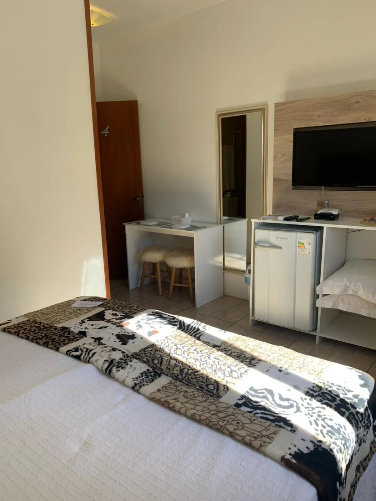 Bed in Pousada Schmitz