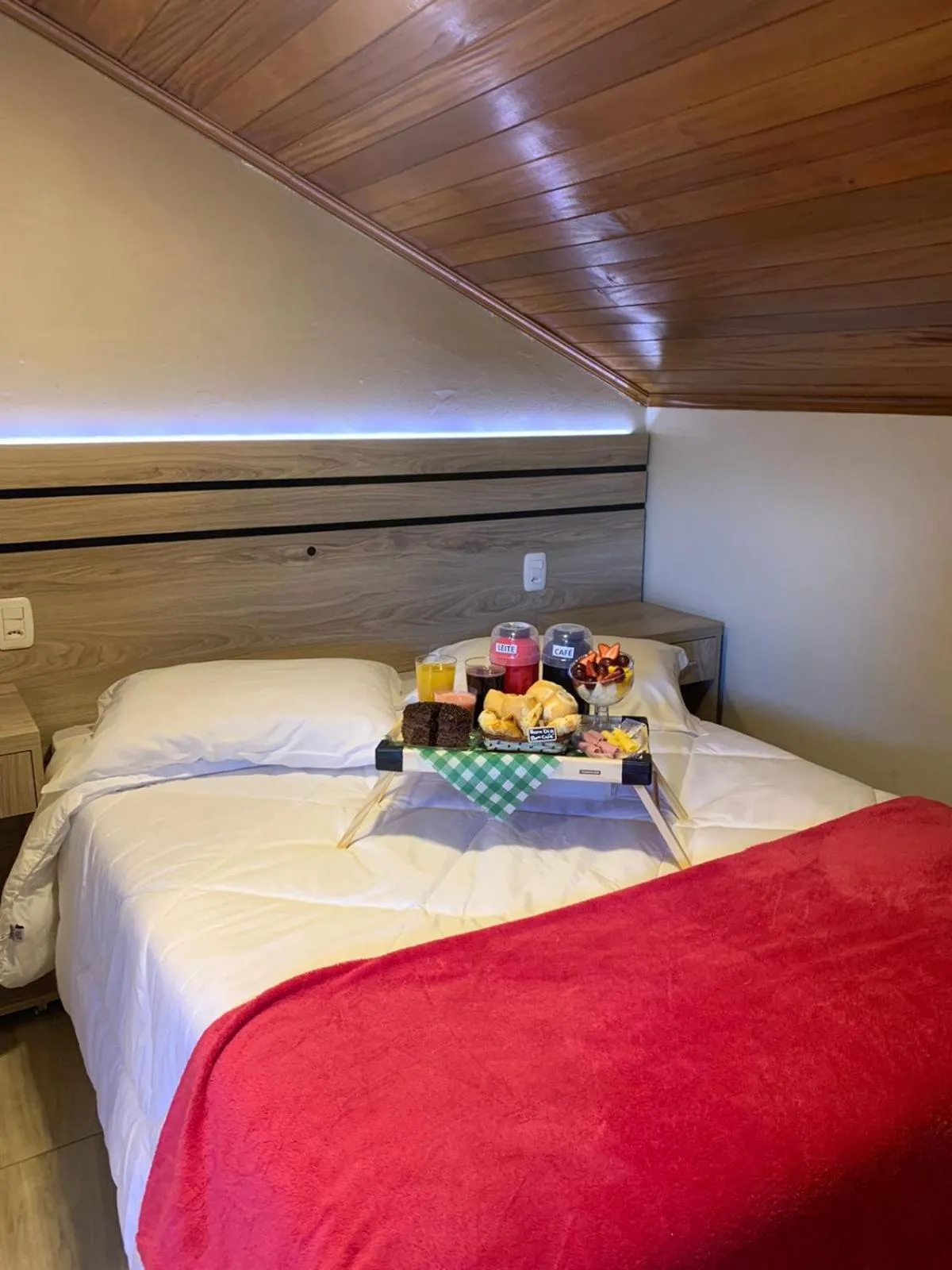 Bed in Pousada Schmitz