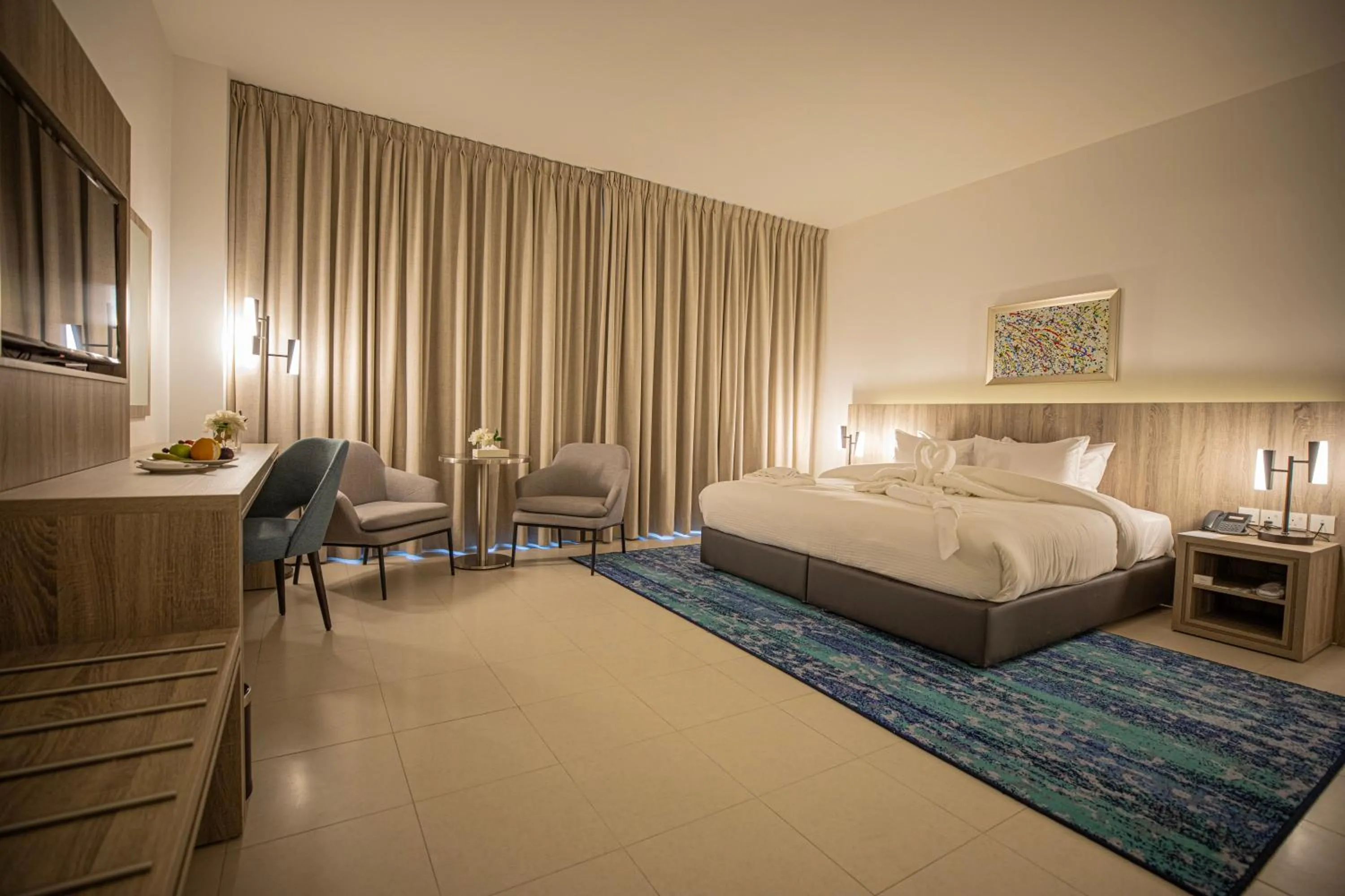 Bed in Golden Tulip Amman