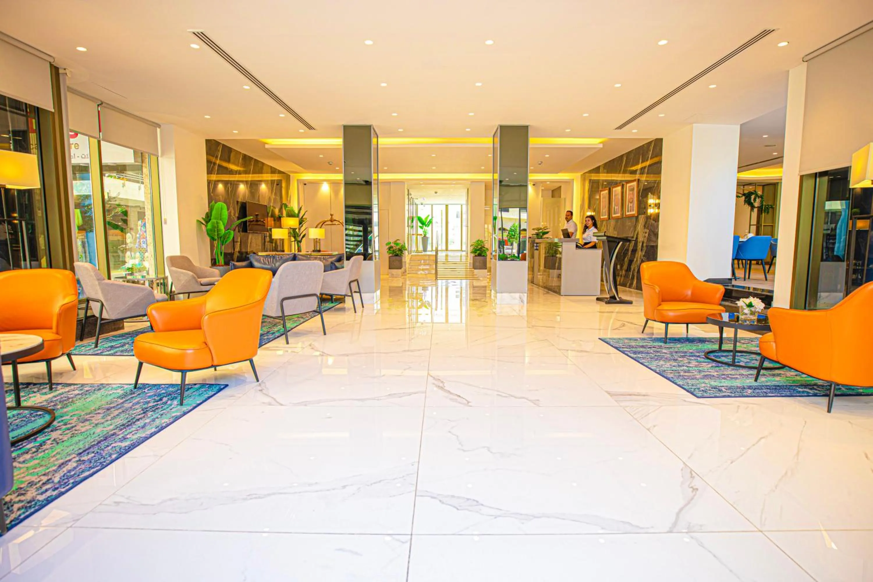 Lobby or reception in Golden Tulip Amman