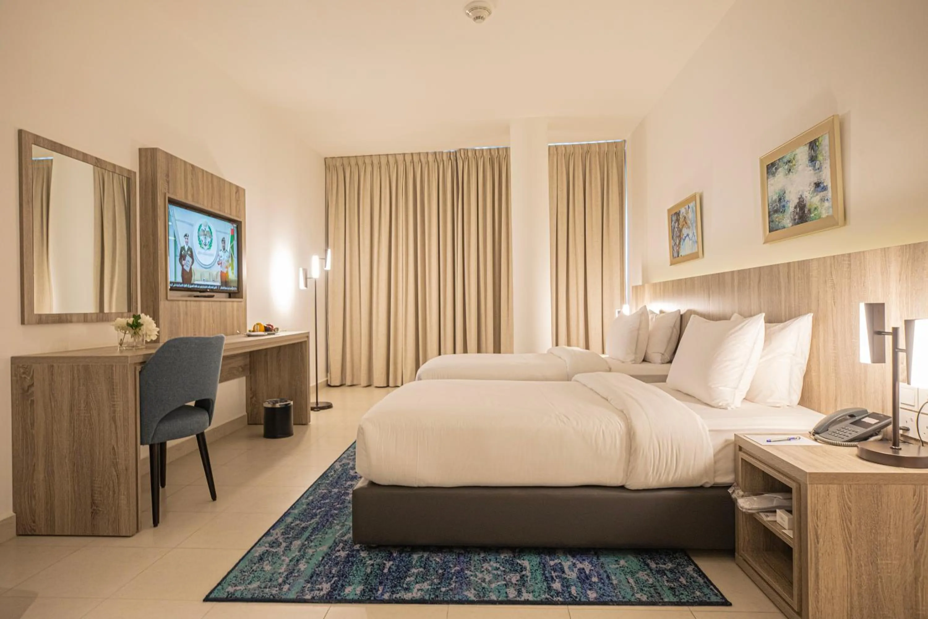 Bed in Golden Tulip Amman