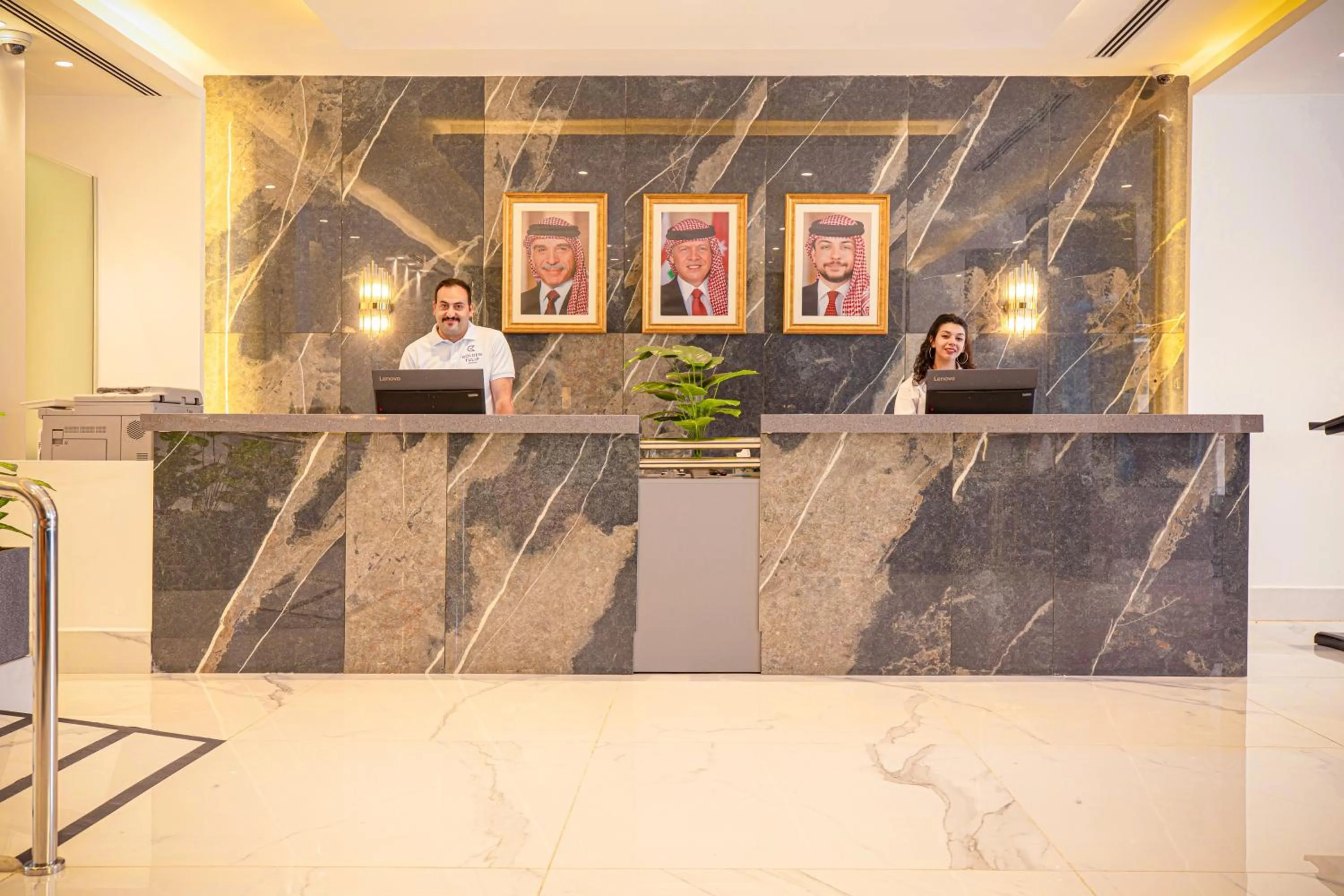 Lobby or reception in Golden Tulip Amman