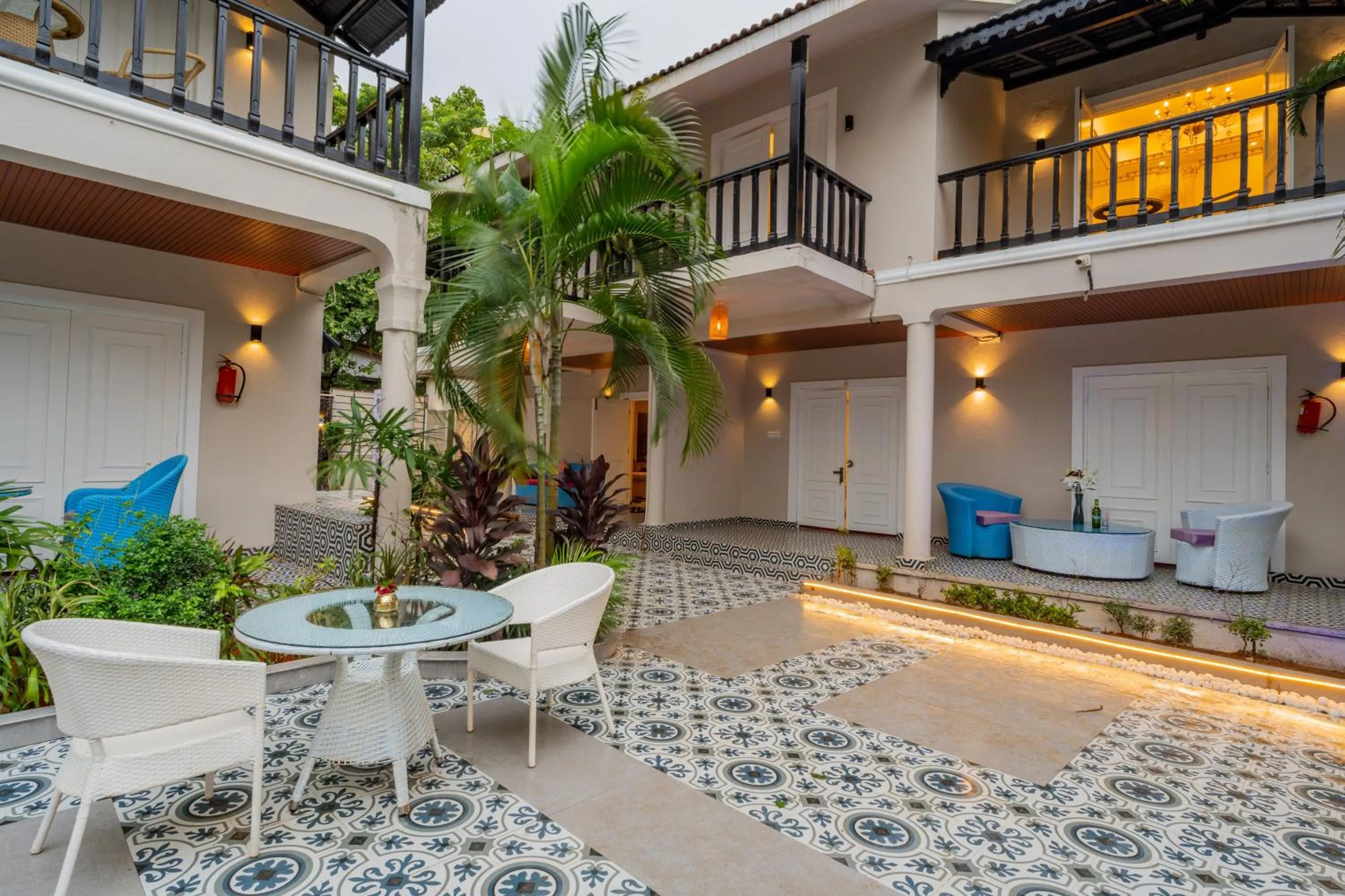 Patio in Emperor Ozran by Alaya Stays