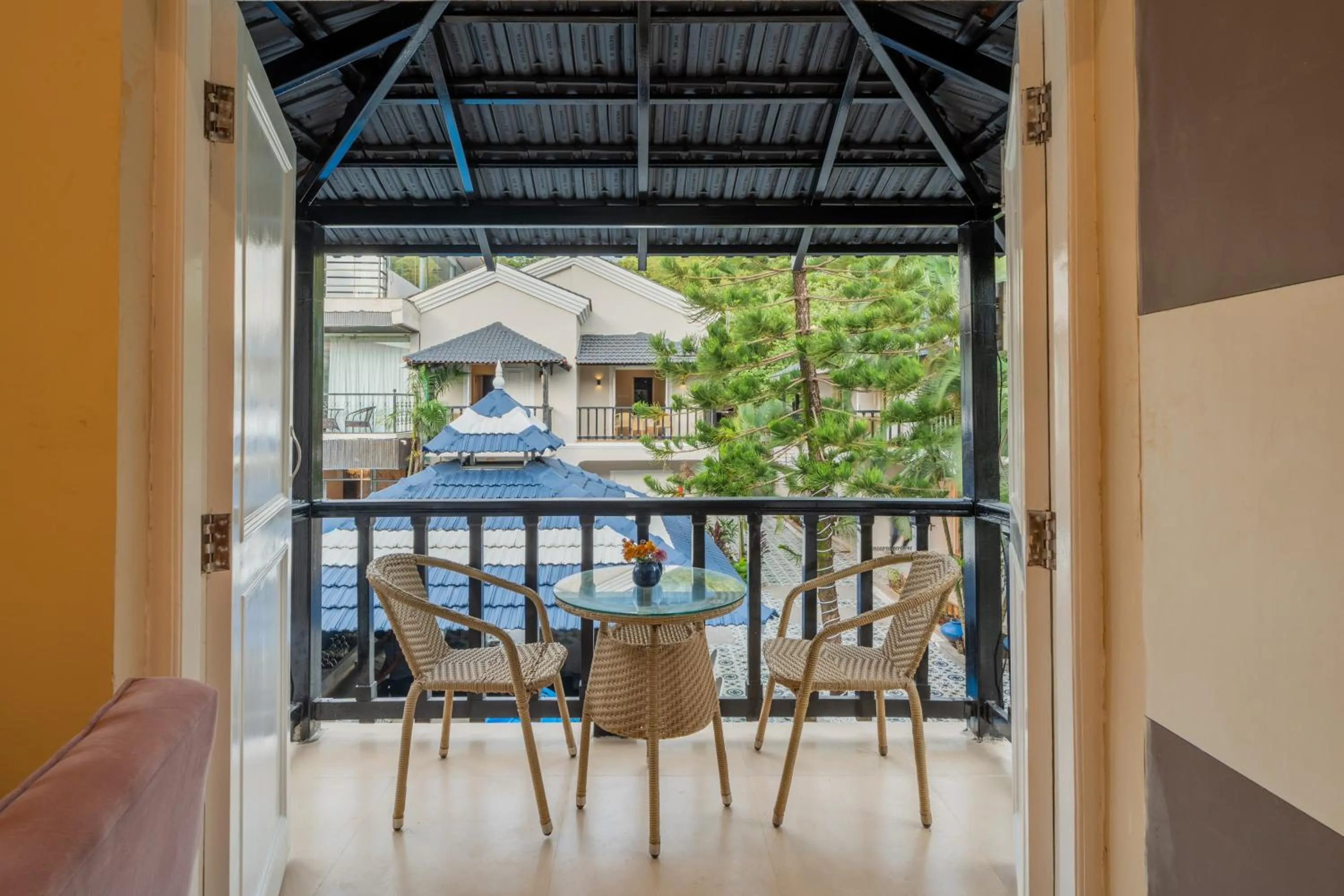 Patio in Emperor Ozran by Alaya Stays