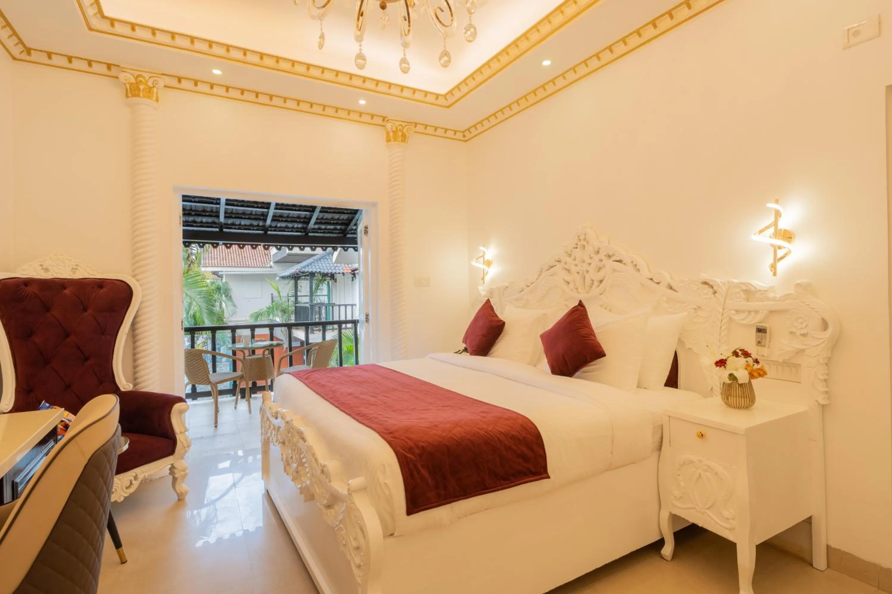 Bed in Emperor Ozran by Alaya Stays