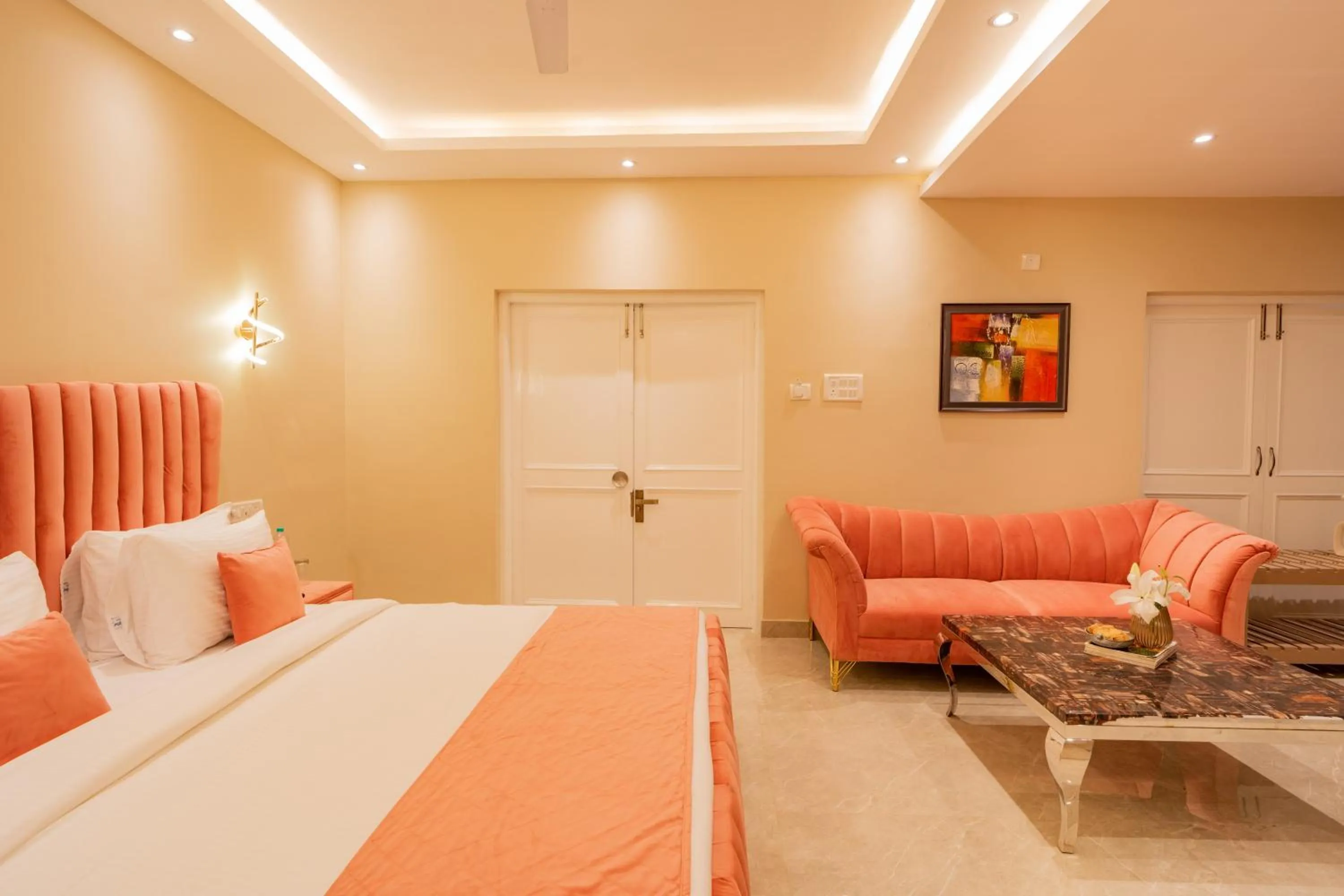 Bed in Emperor Ozran by Alaya Stays