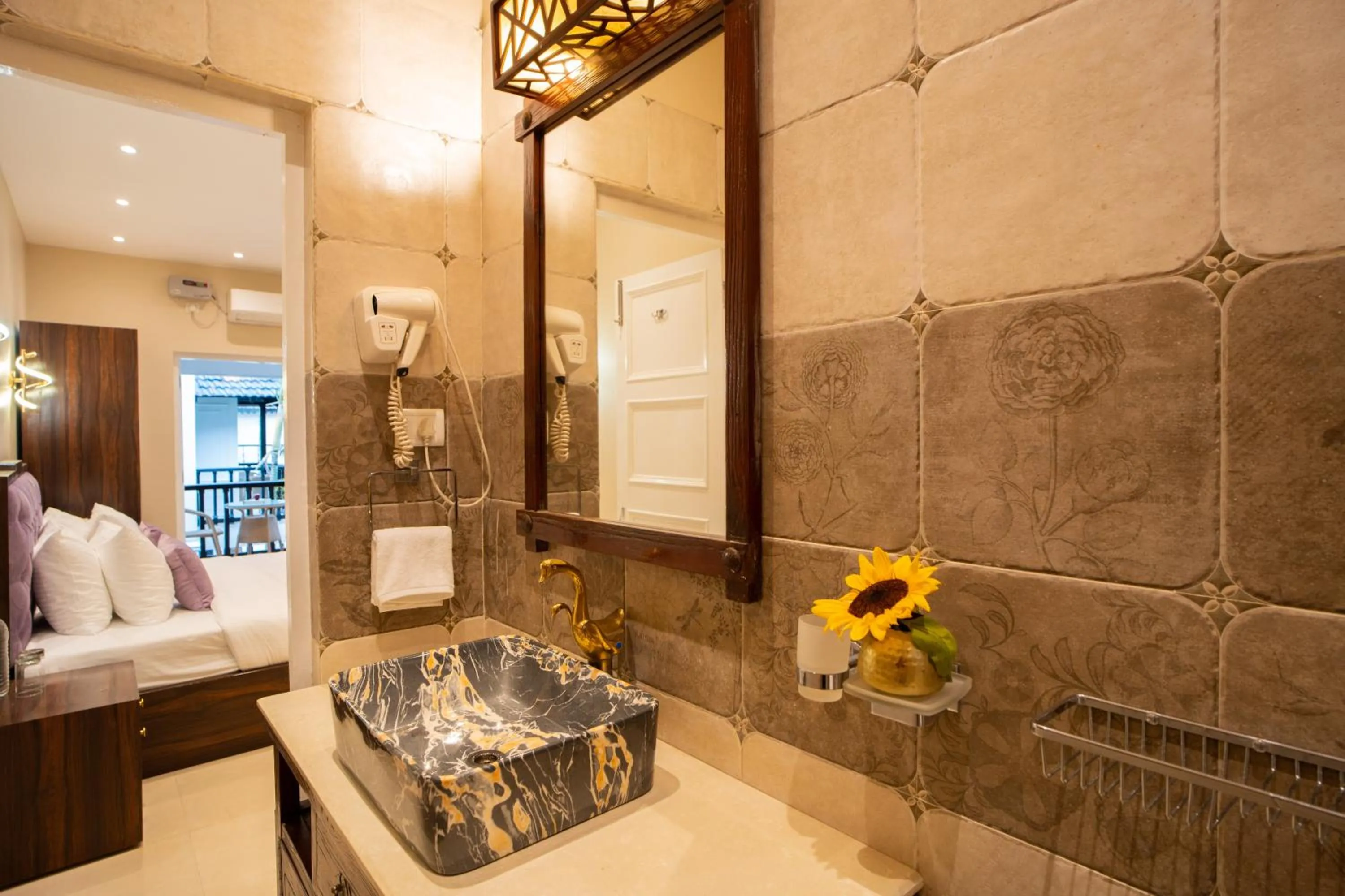 Bathroom in Emperor Ozran by Alaya Stays