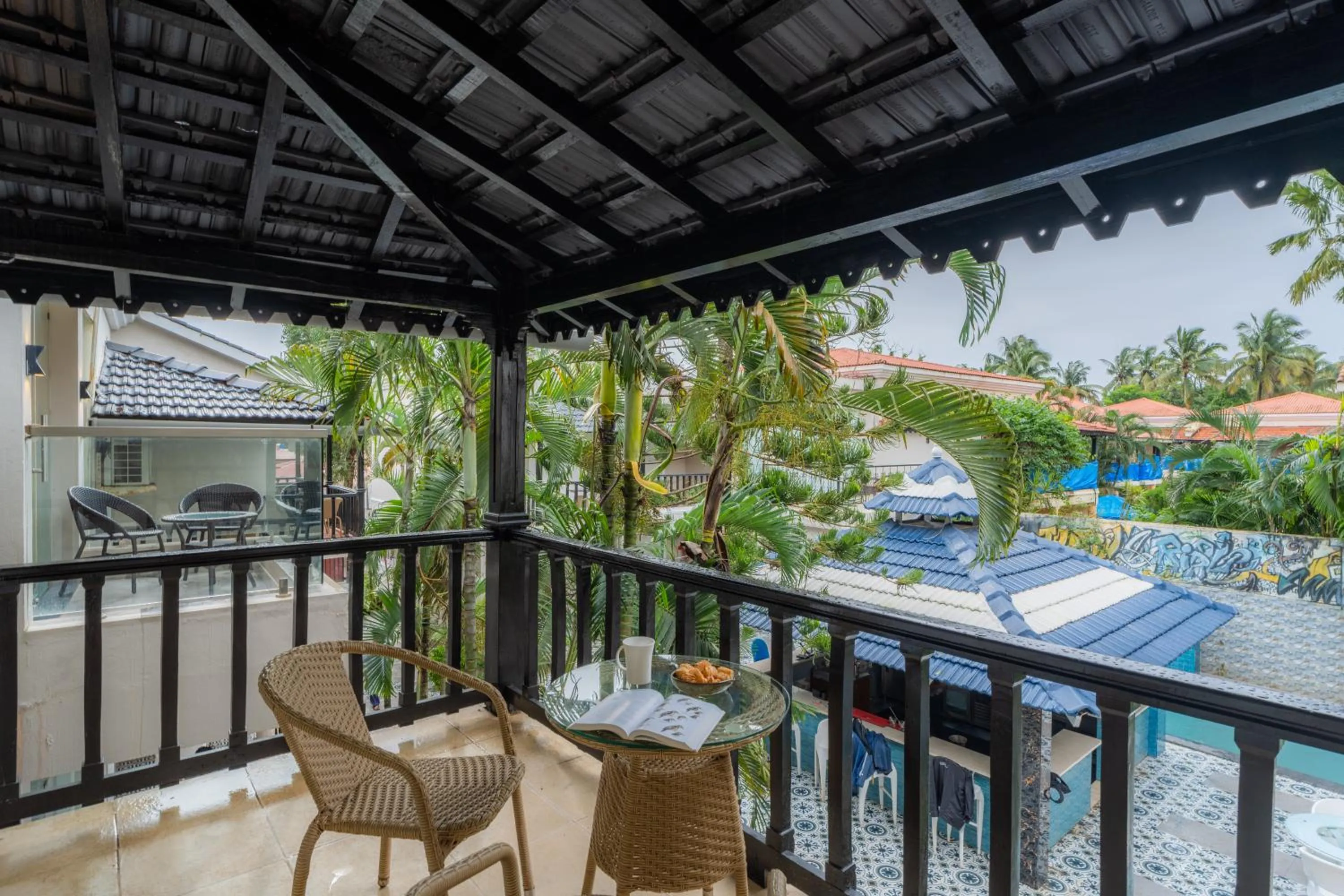 Patio in Emperor Ozran by Alaya Stays