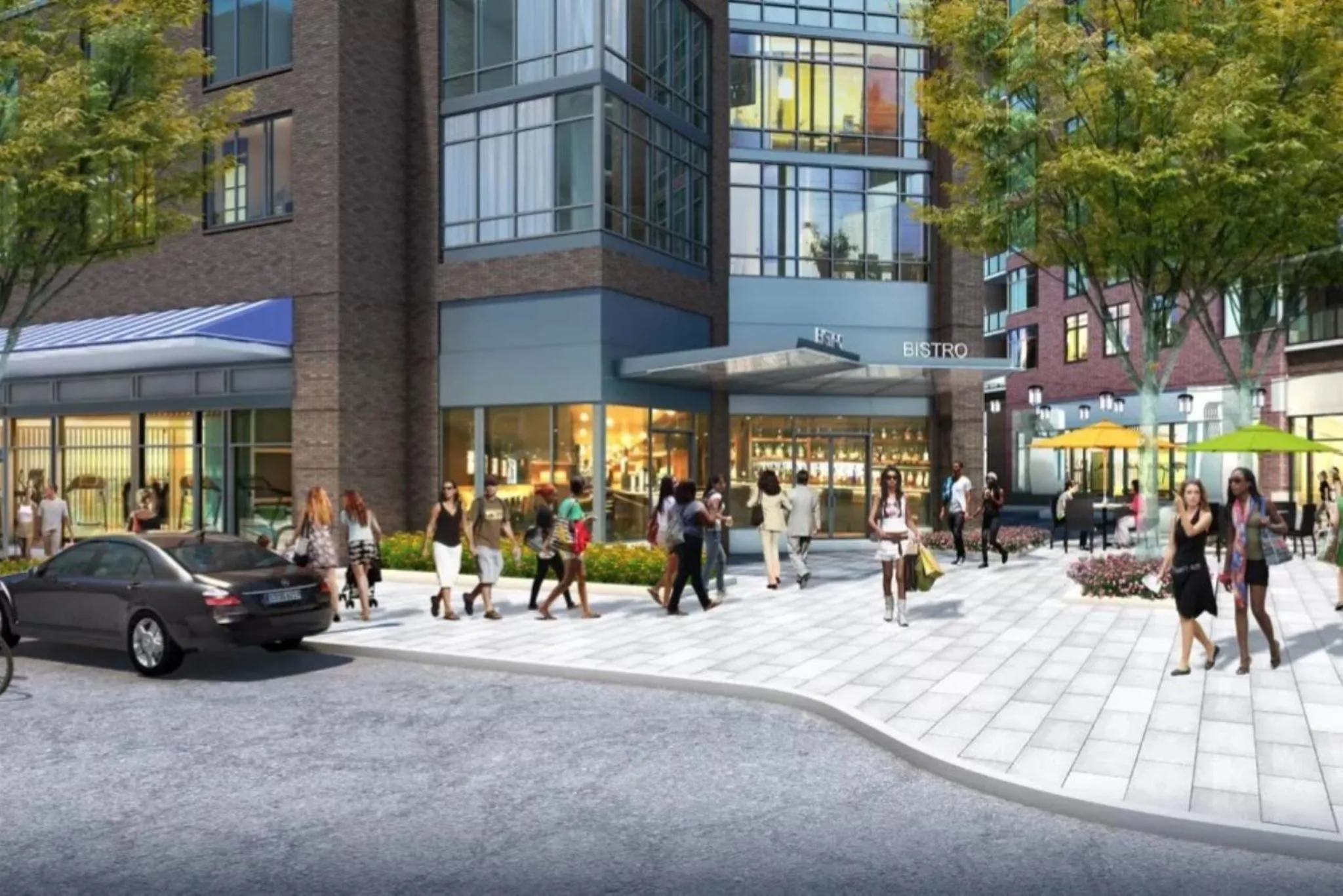 Facade/entrance in Global Luxury Suites Bethesda Chevy Chase