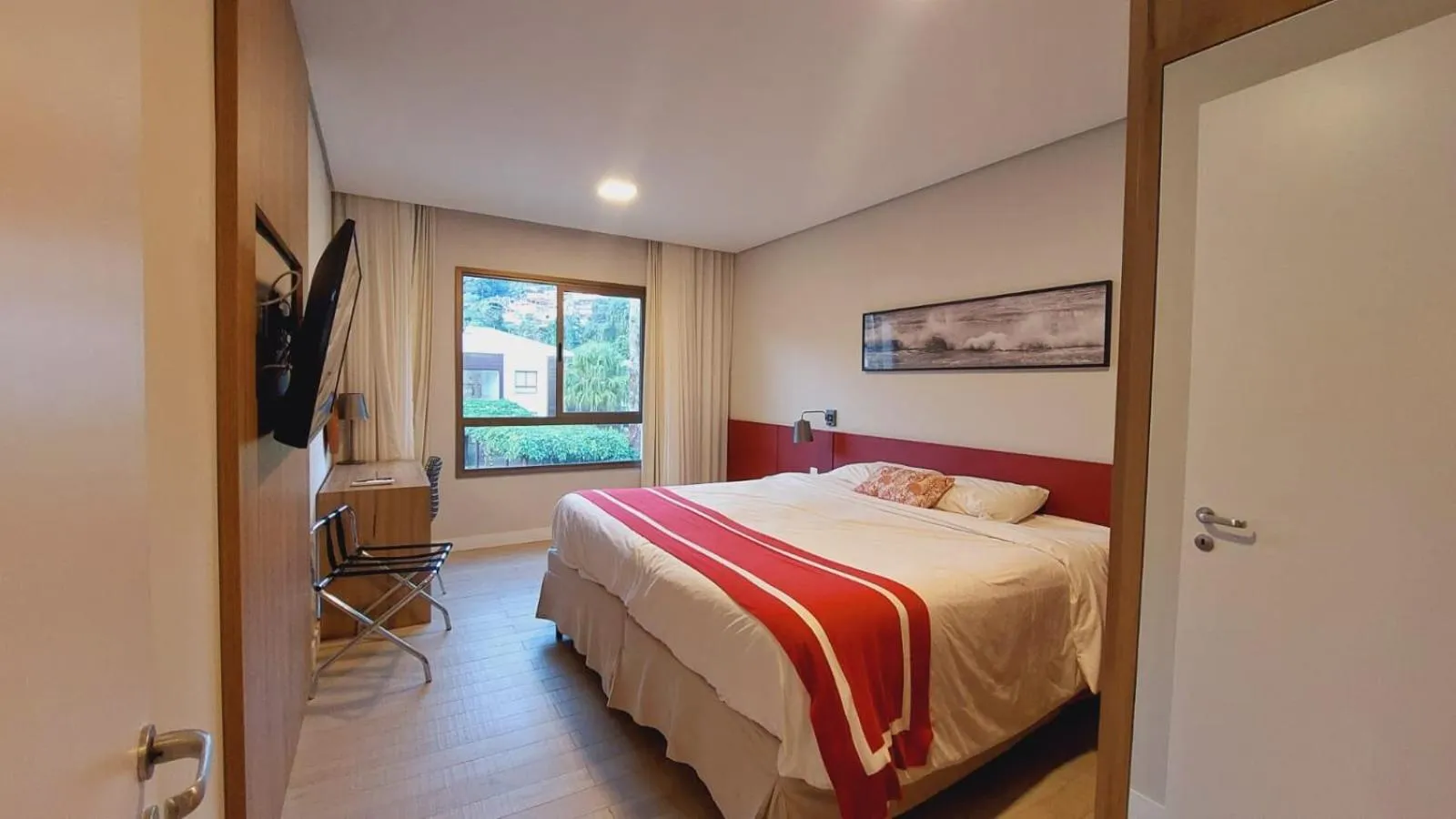 Bed in Hotel do Bosque Eco Resort