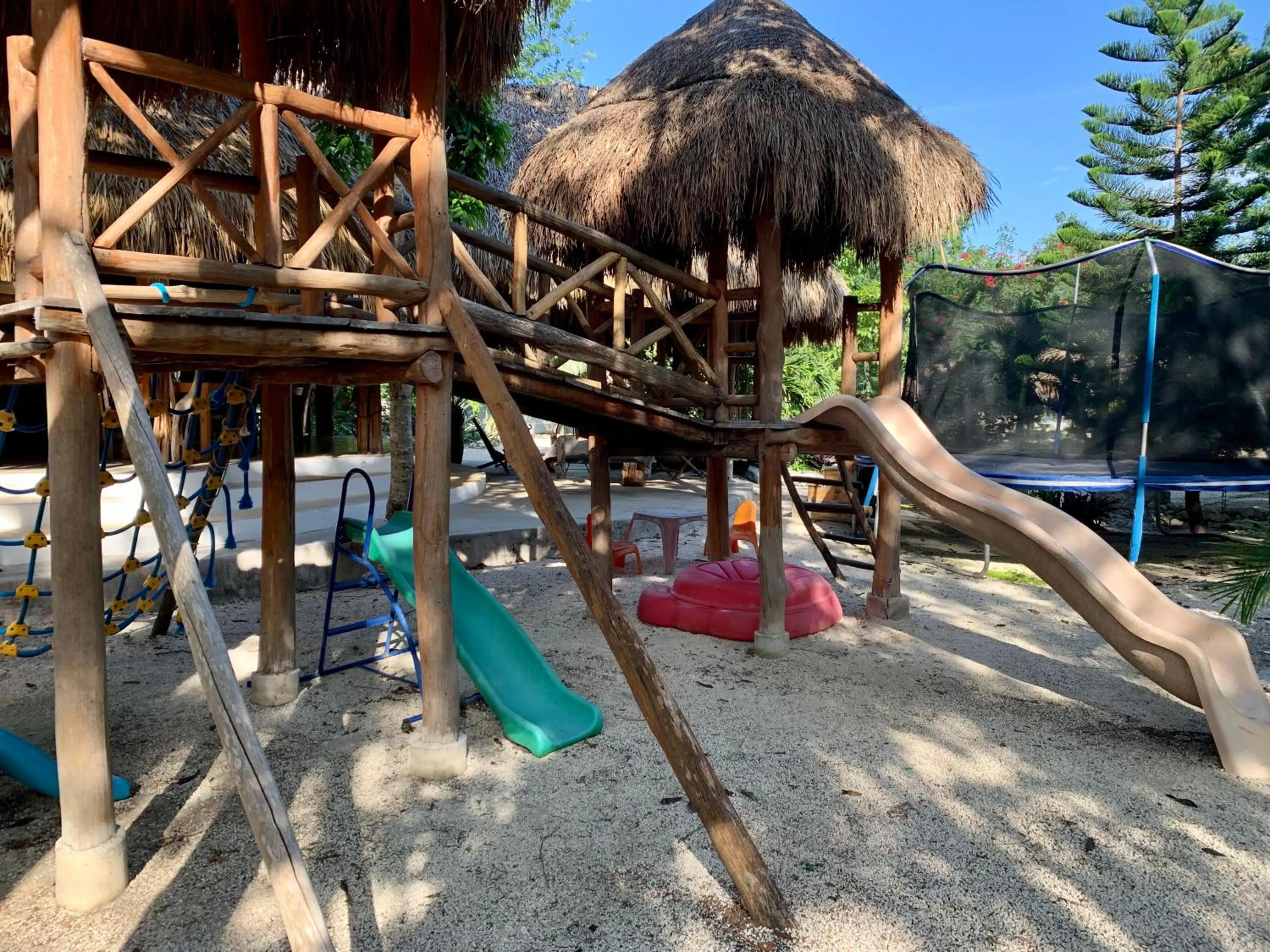 Children play ground in Villa Morena Boutique Hotel Ecoliving