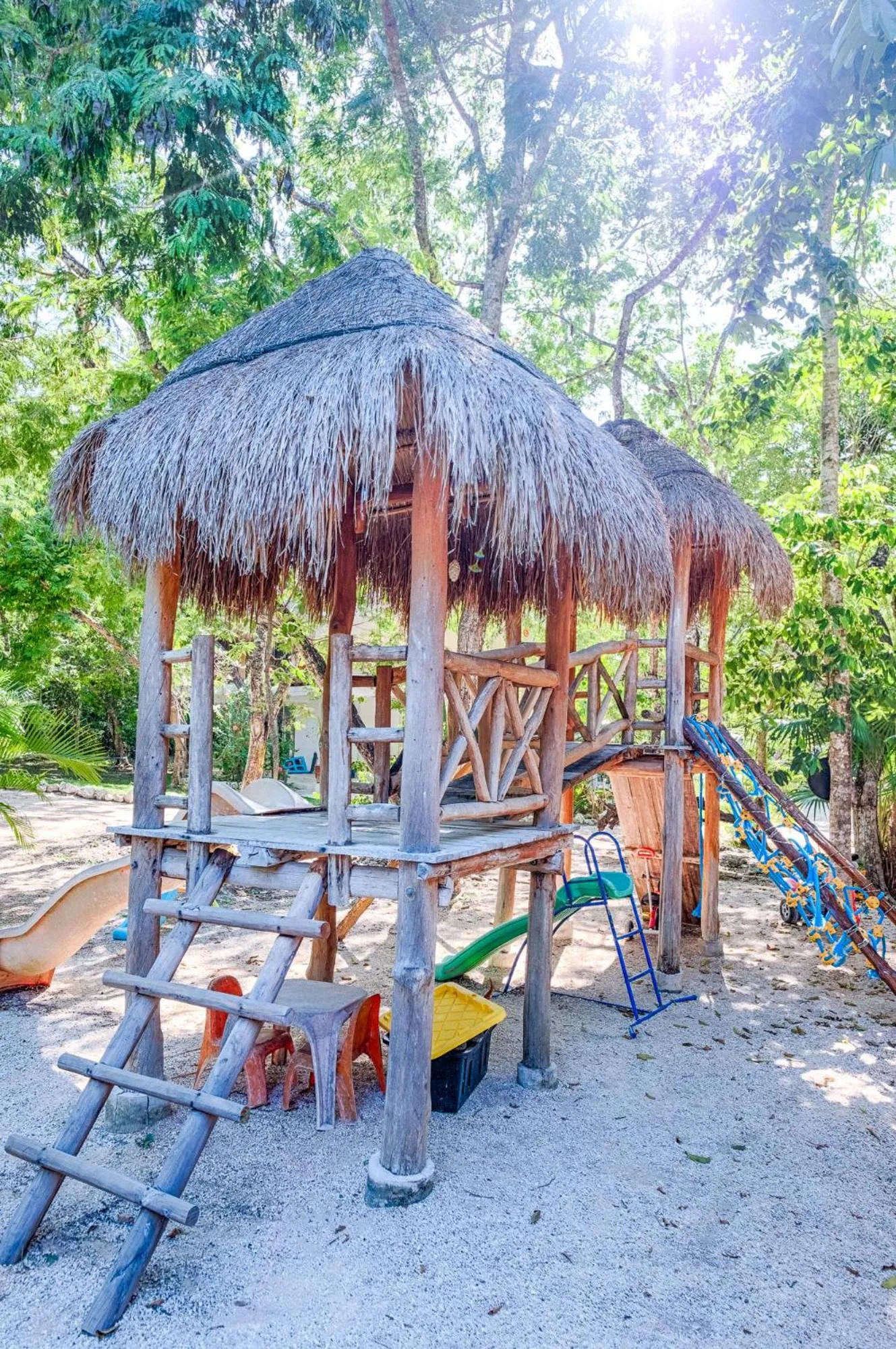 Children play ground in Villa Morena Boutique Hotel Ecoliving