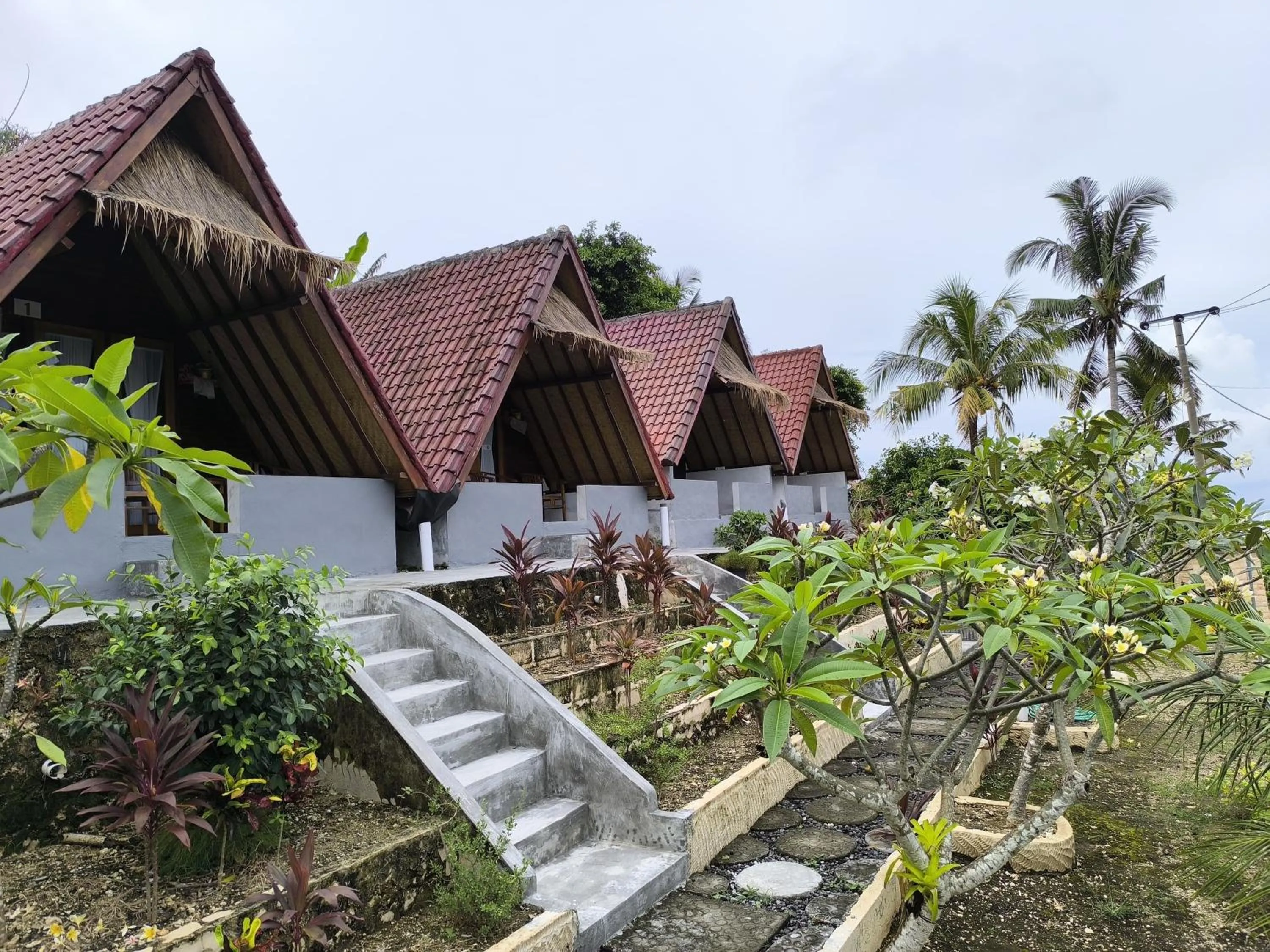 Garden view in Sun Grace Penida Cottage