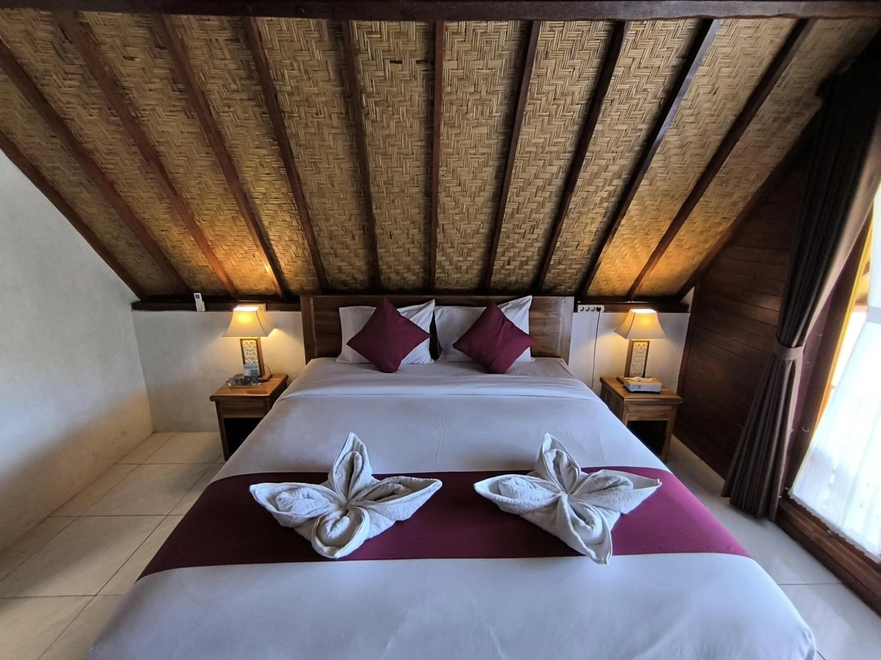 Bed in Sun Grace Penida Cottage