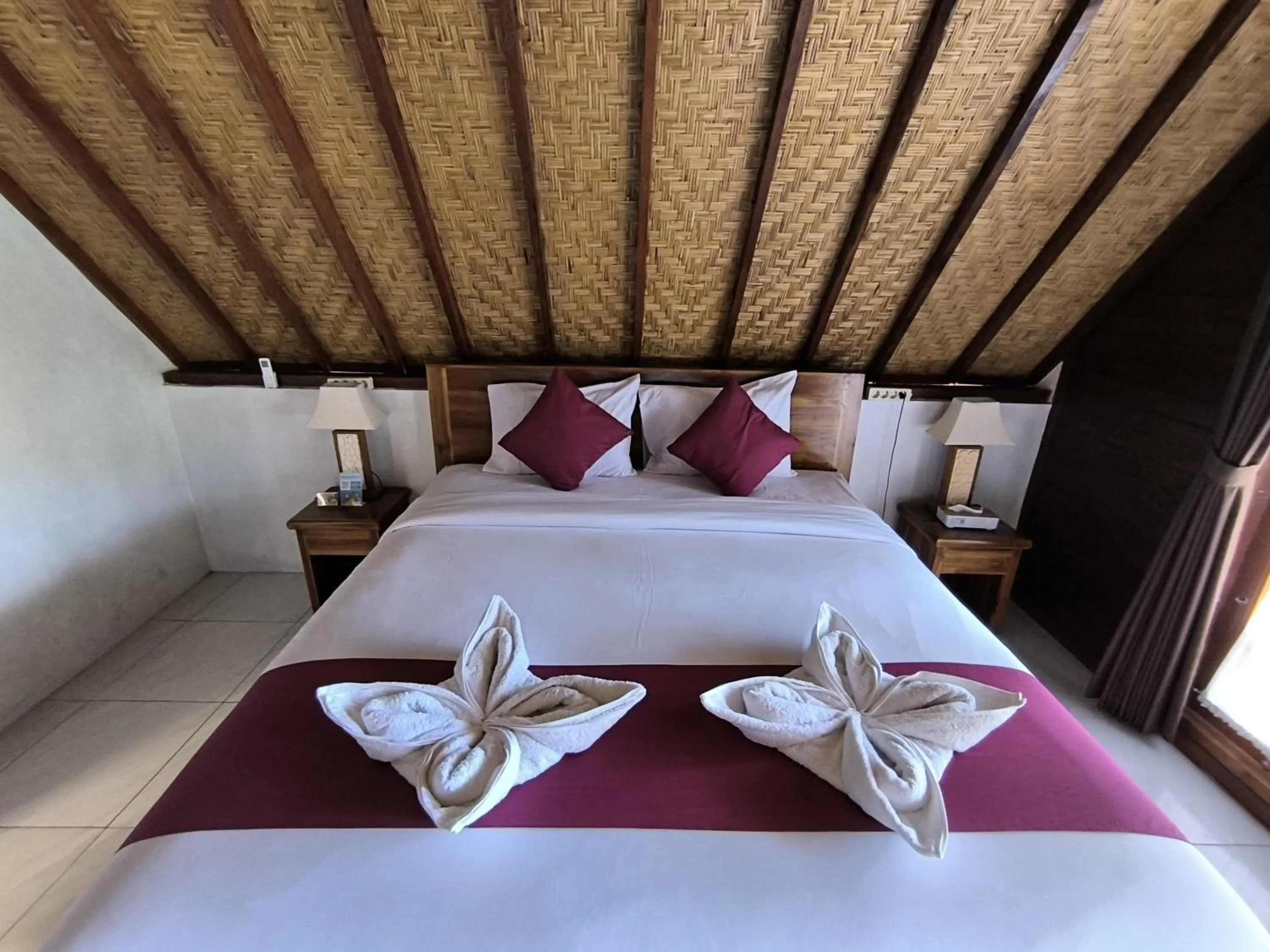 Bed in Sun Grace Penida Cottage