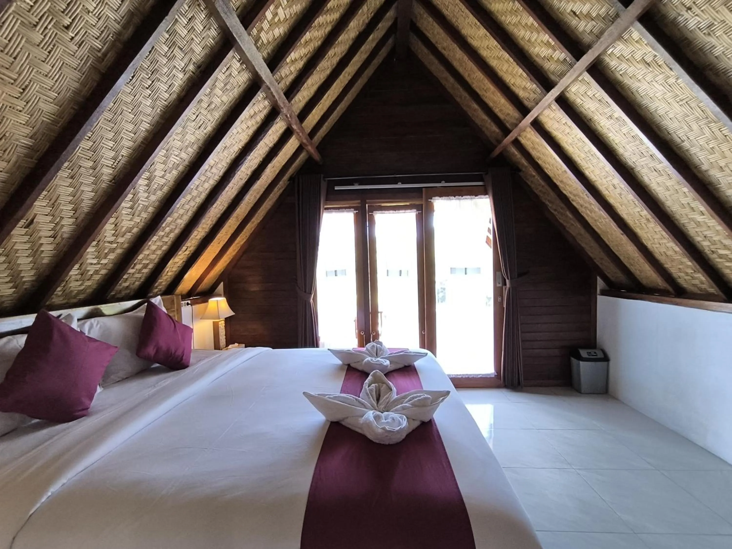 Bed in Sun Grace Penida Cottage