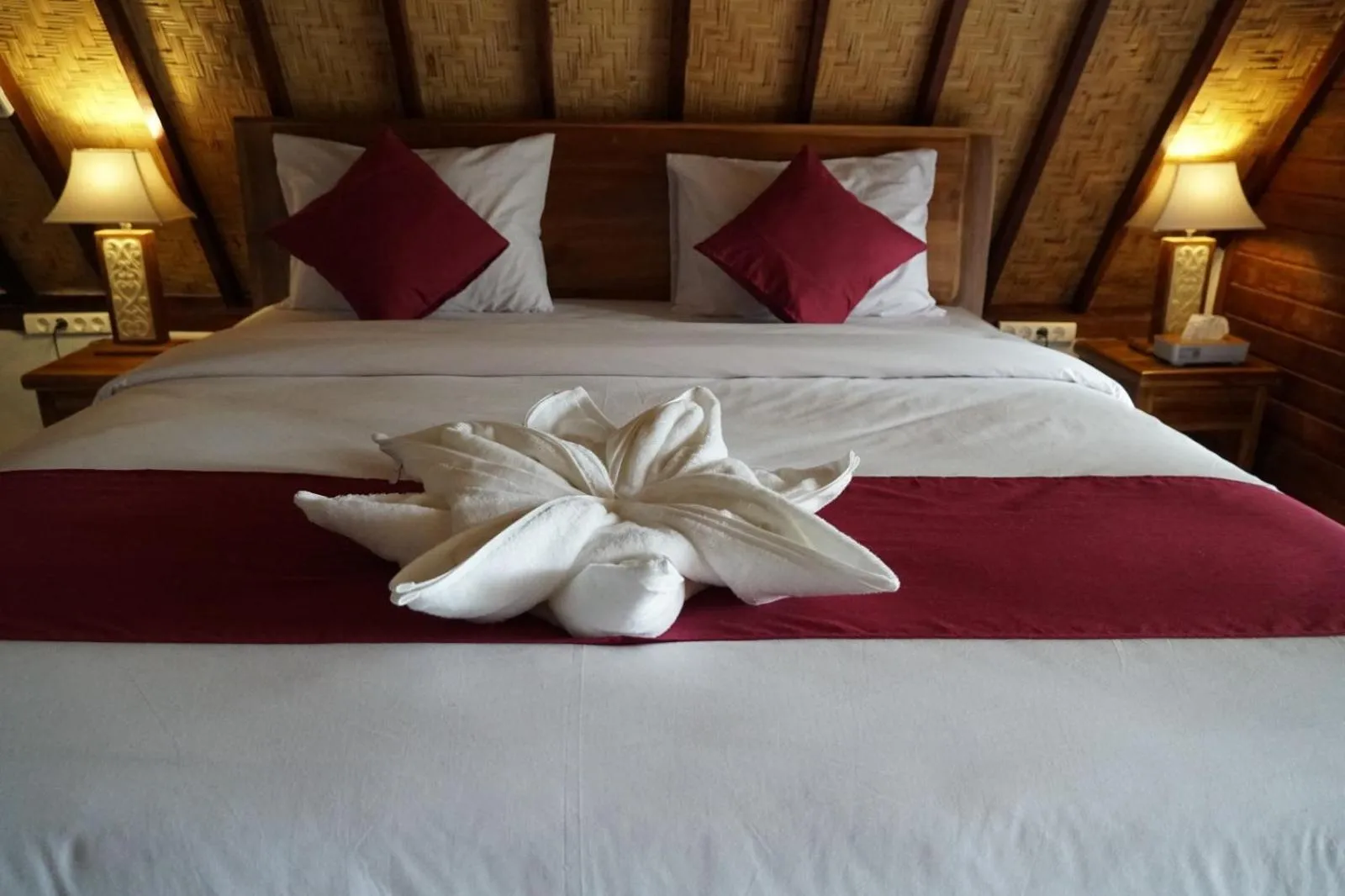 Bed in Sun Grace Penida Cottage